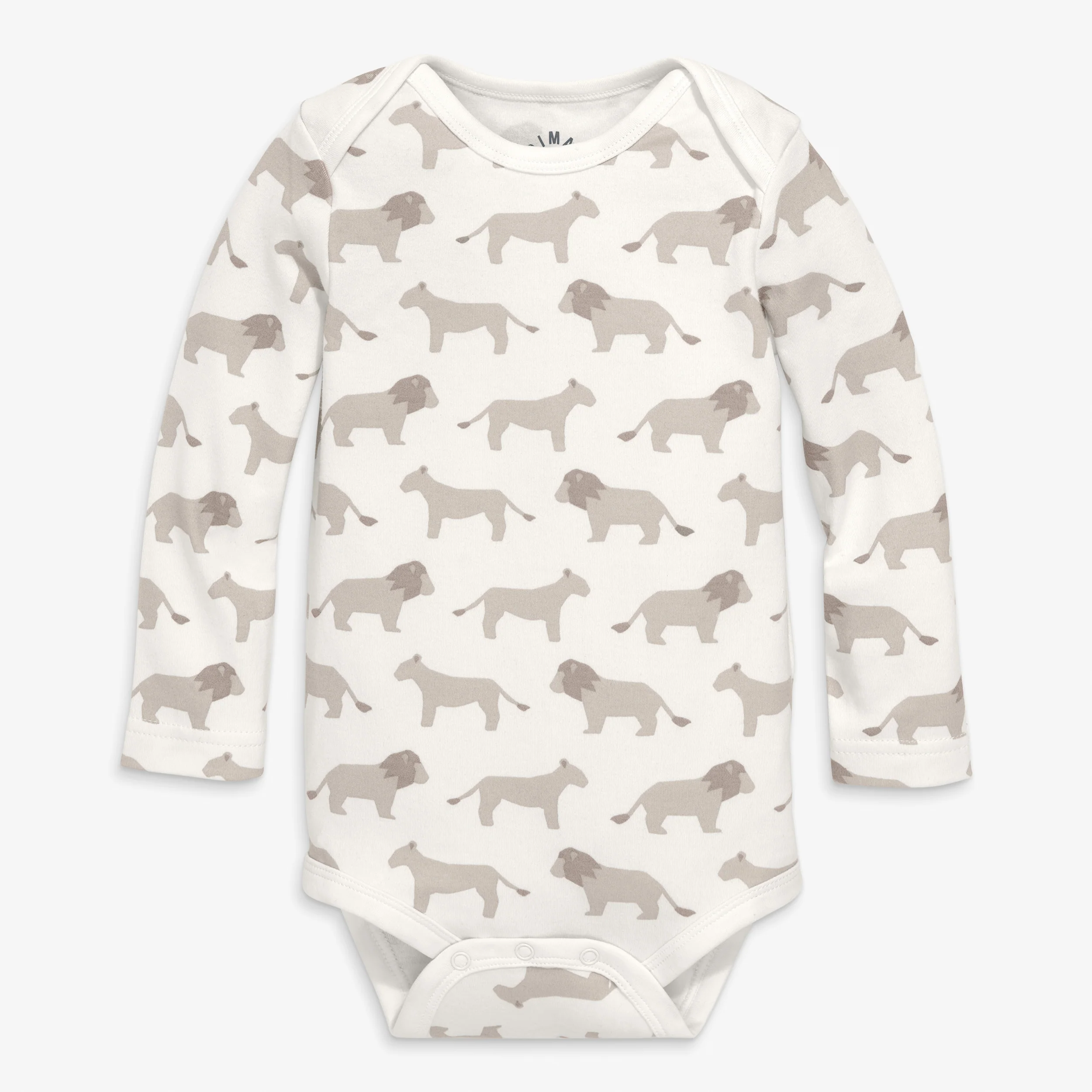 Organic long sleeve babysuit in animal friends - Image 6