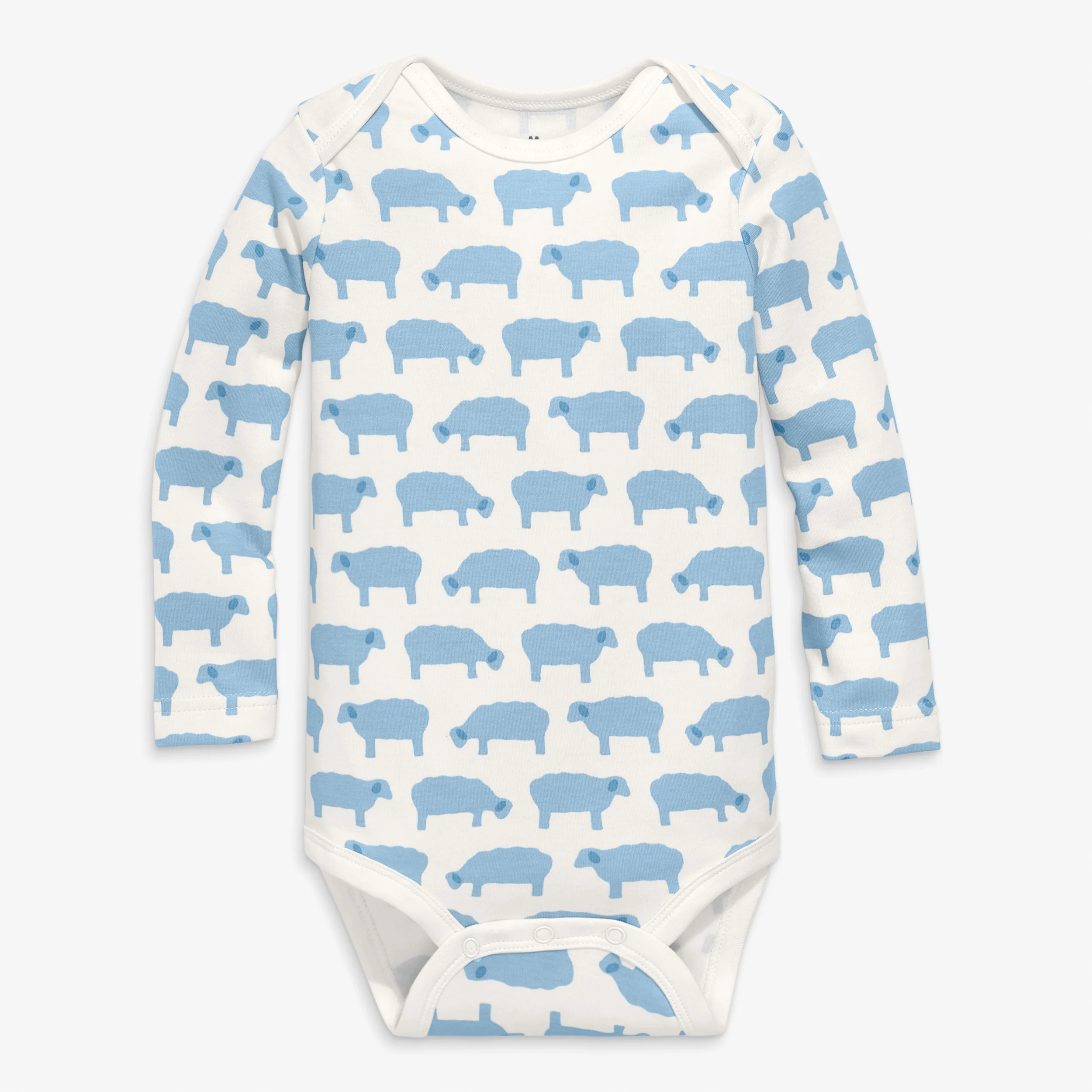 Organic long sleeve babysuit in animal friends - Image 7