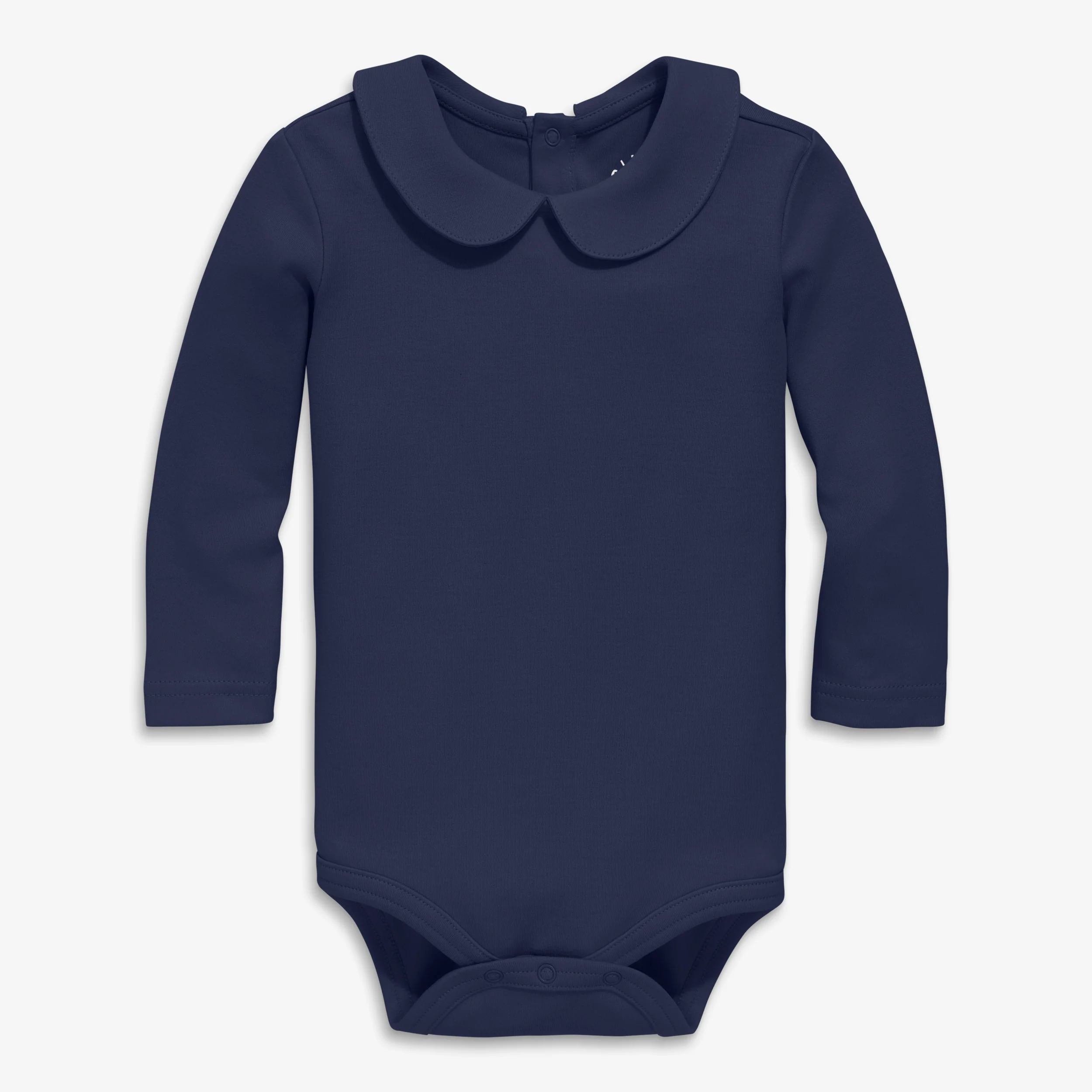 Organic long sleeve peter pan babysuit - Image 3