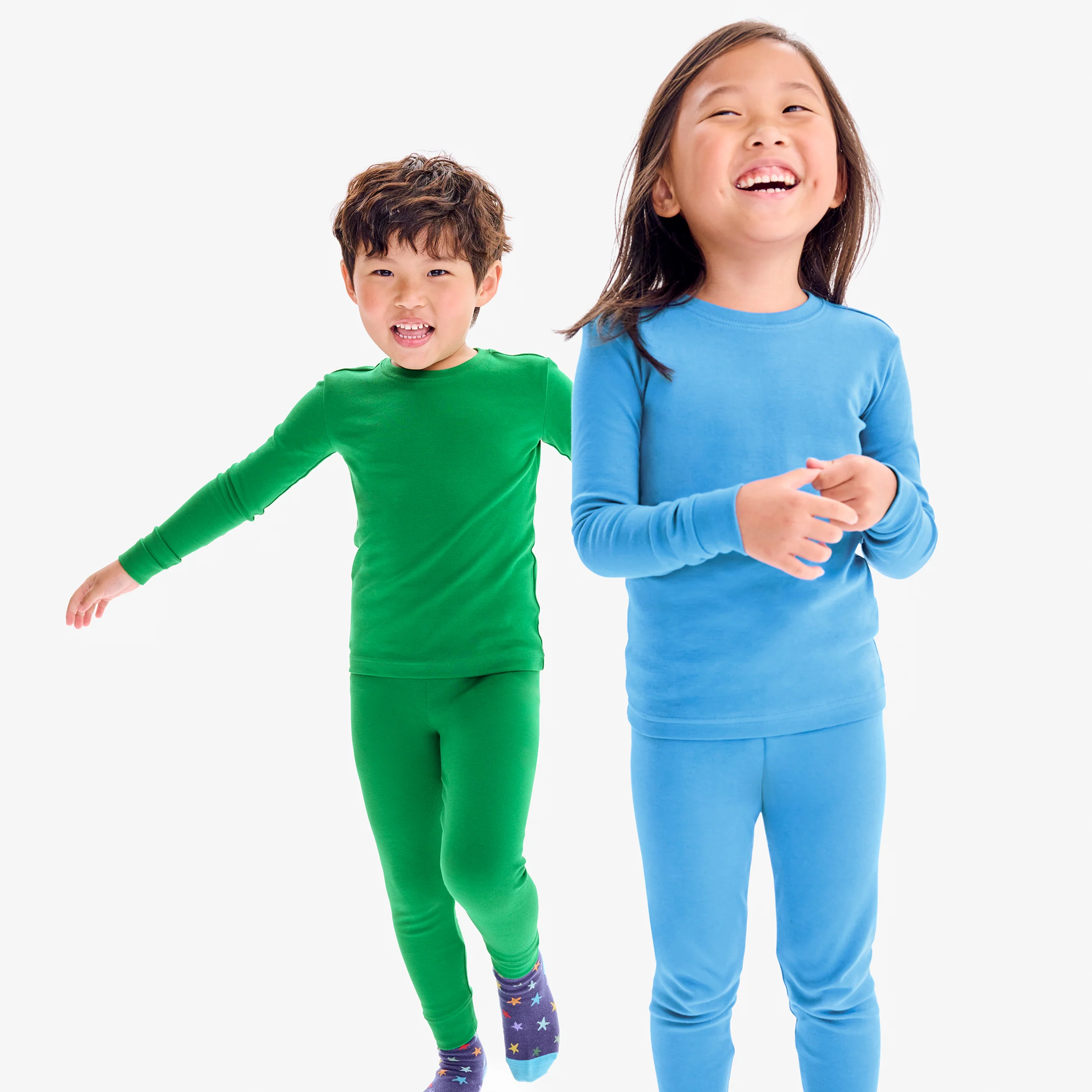 Kids organic long sleeve PJ top - Image 11