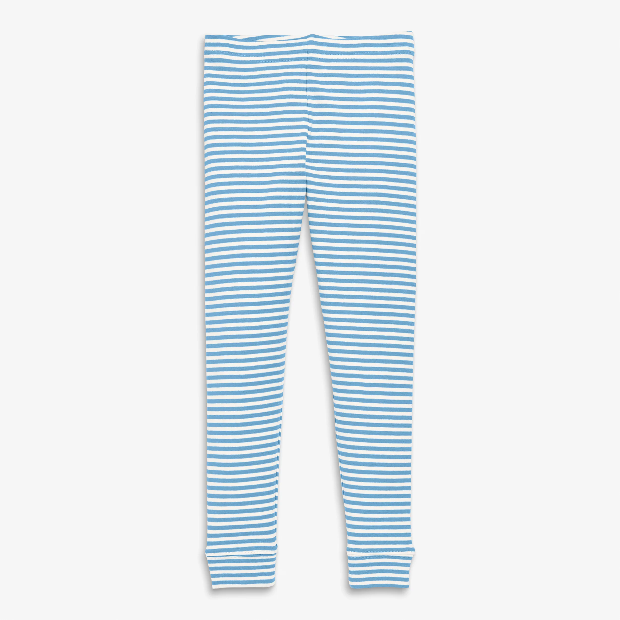 Kids organic PJ pant in stripe - Image 3