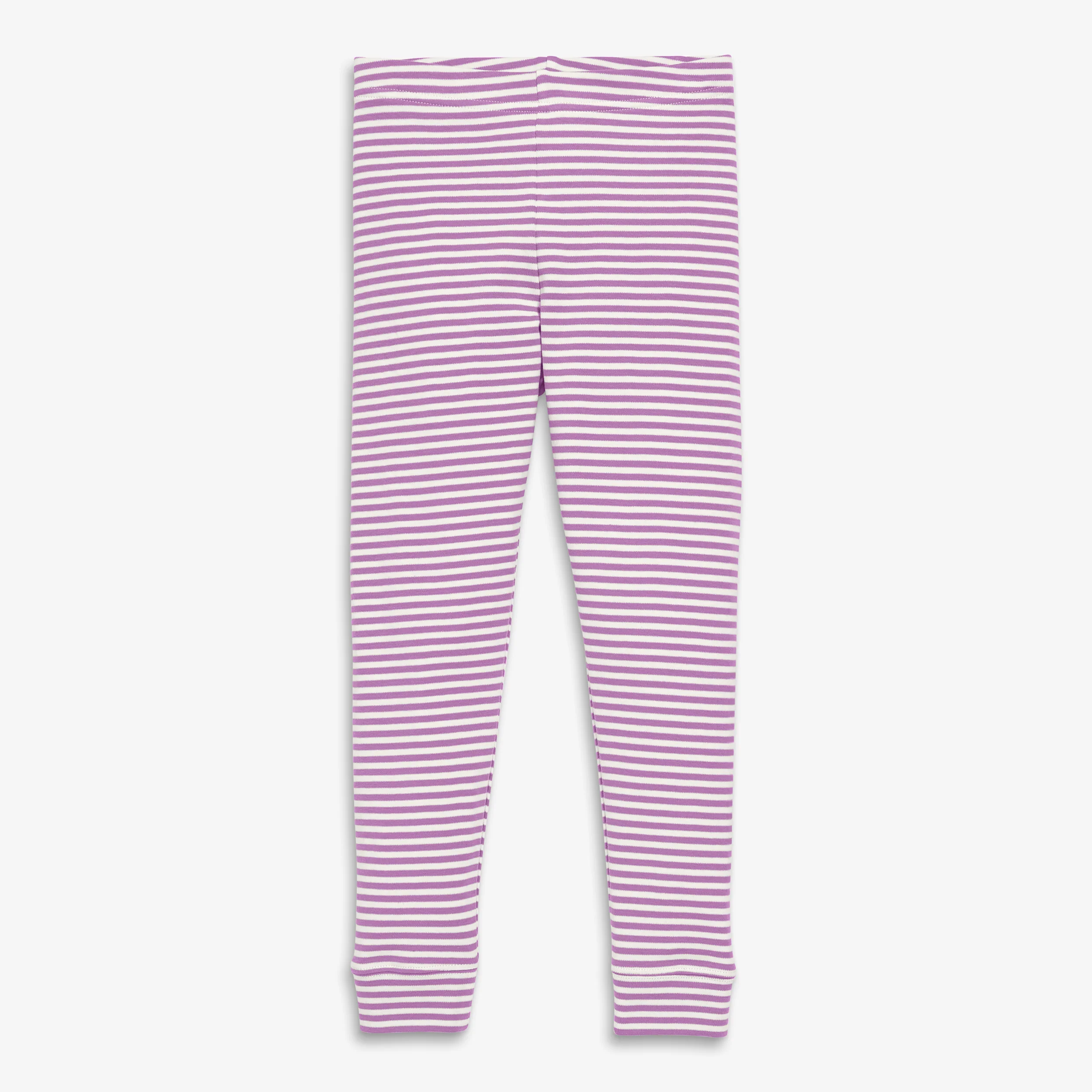 Kids organic PJ pant in stripe - Image 8