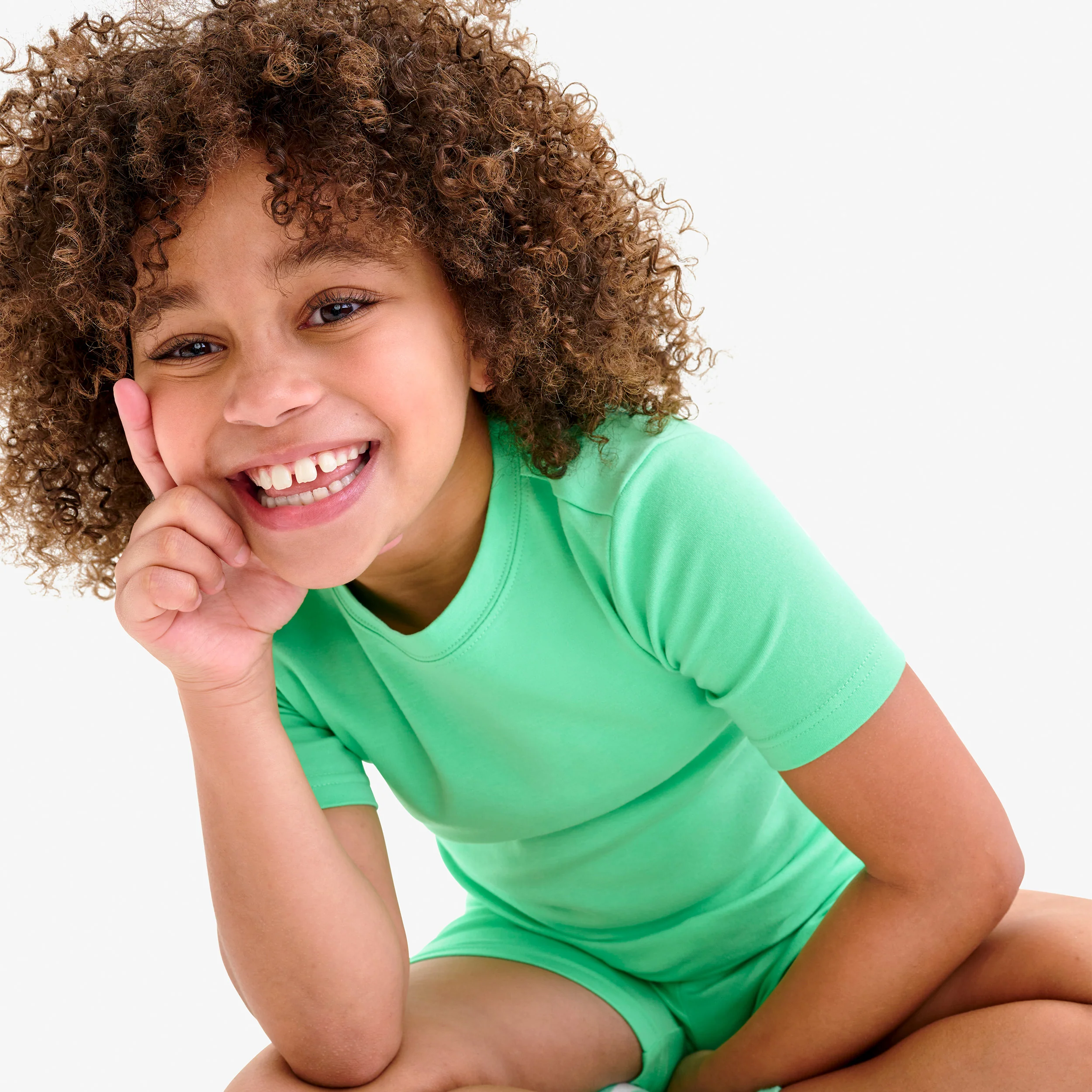 Kids organic short sleeve PJ top - Image 8