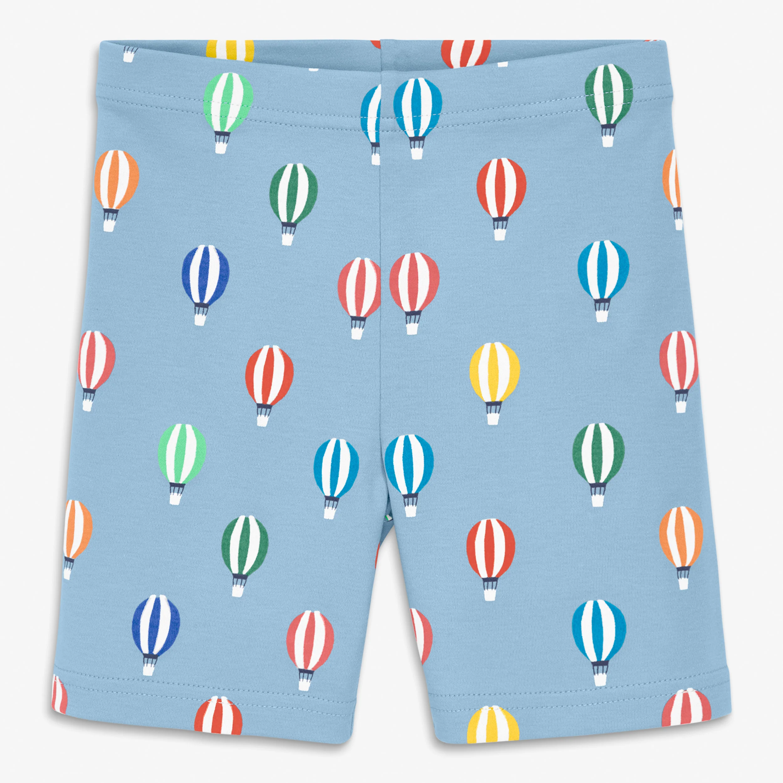 Kids organic PJ short in rainbow balloons