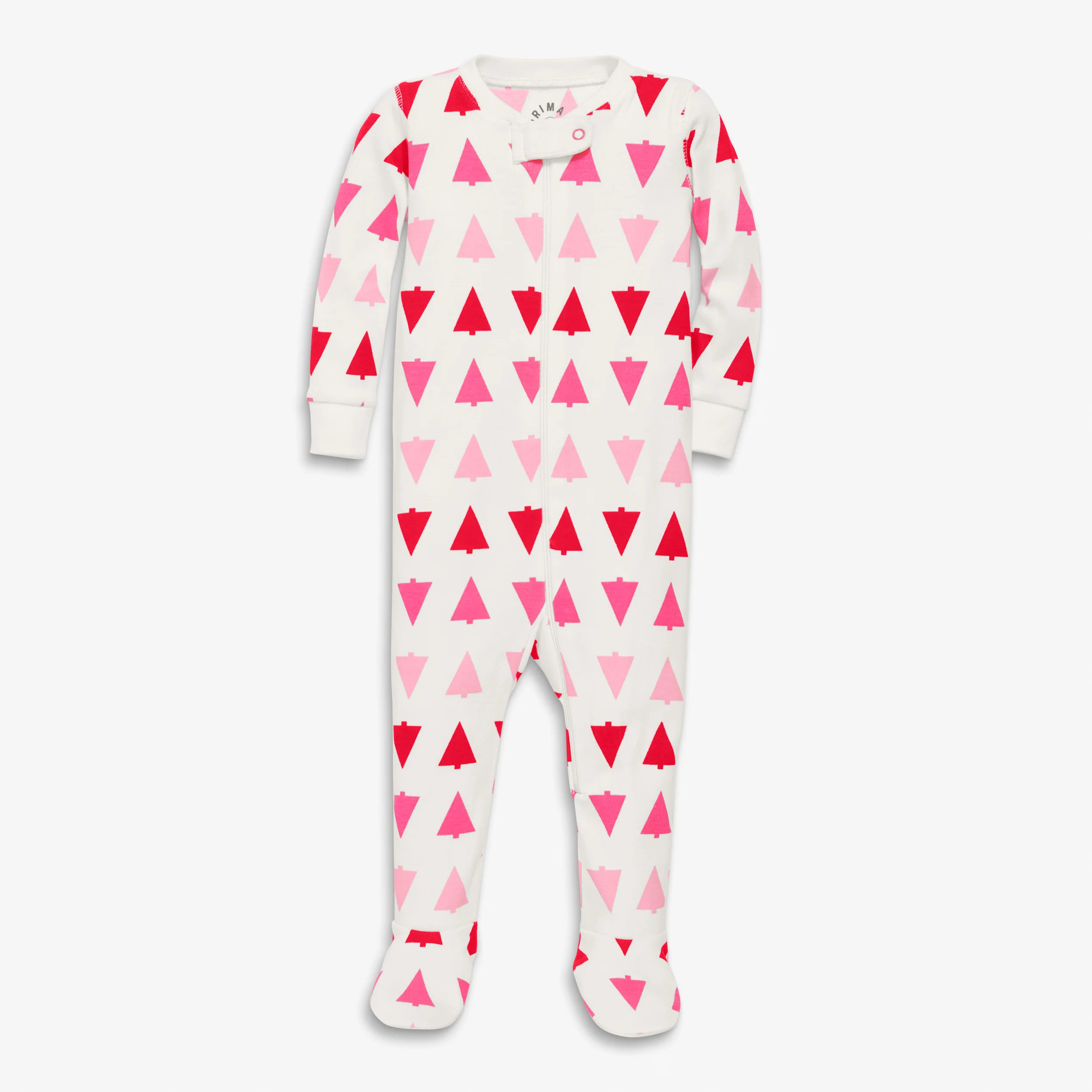 Clearance baby organic zip footie in candy trees - Image 2