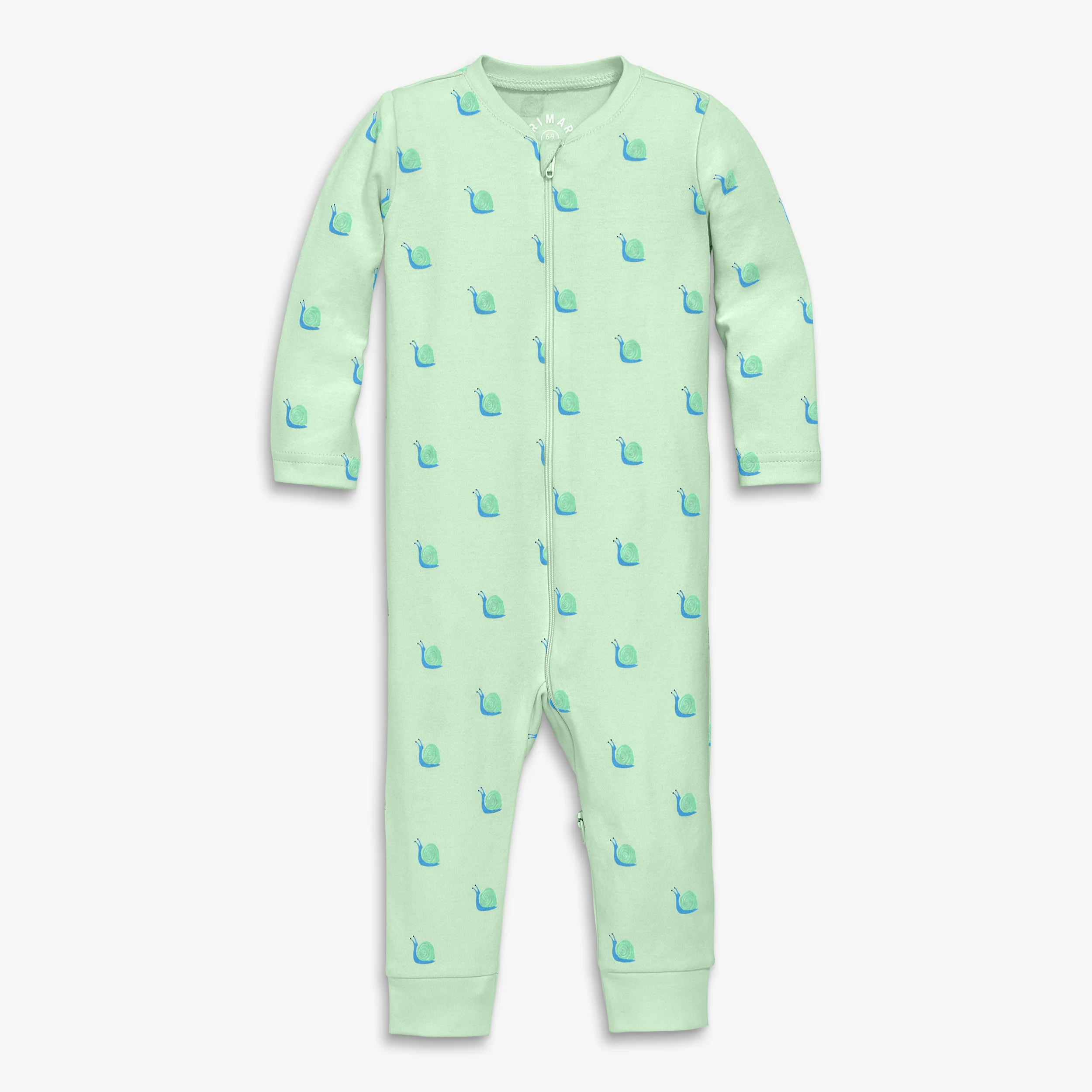 Baby organic zip romper in baby bugs - Image 4