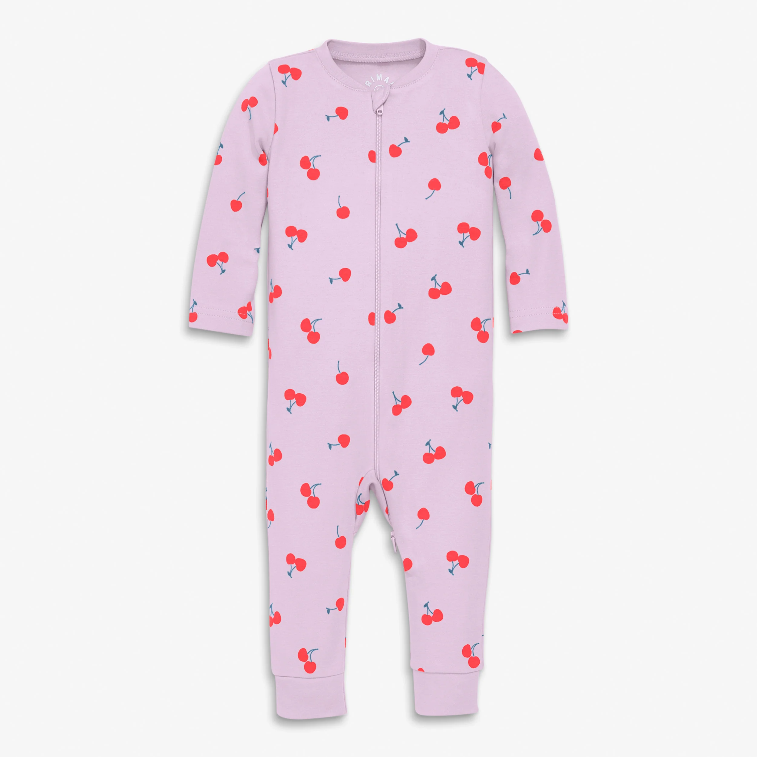 Baby organic zip romper in summer fruits - Image 3