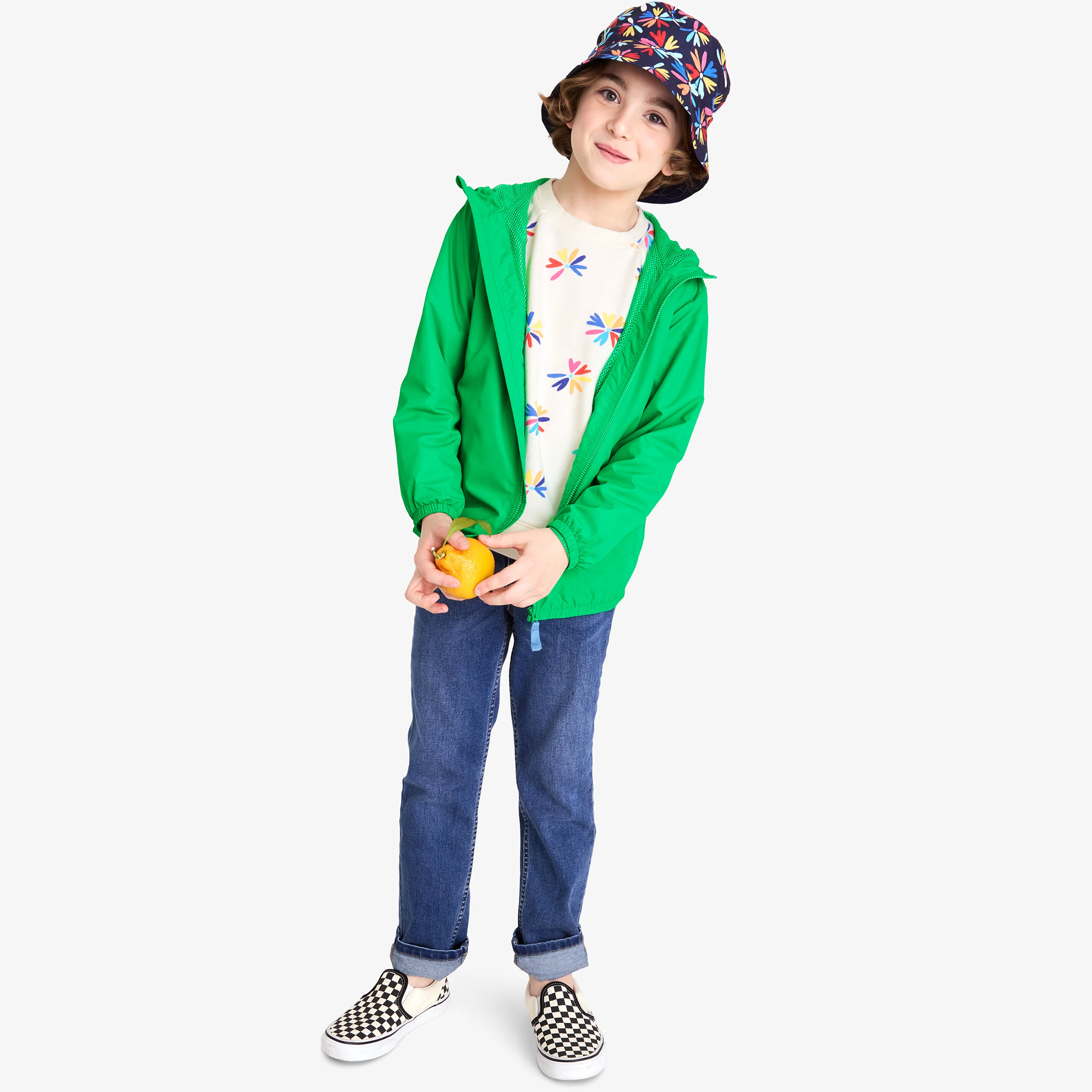 Kids packable windbreaker - Image 15