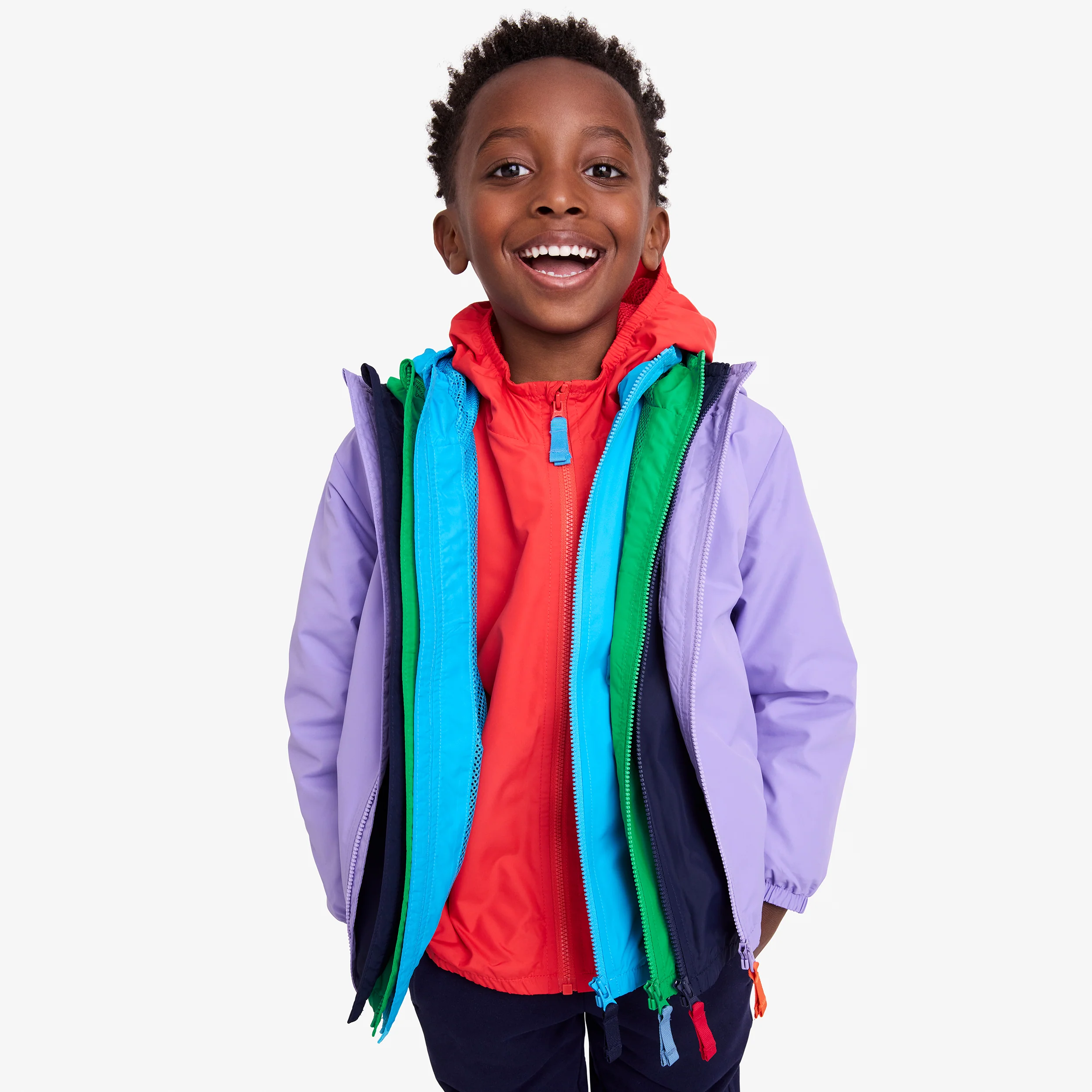 Kids packable windbreaker - Image 20