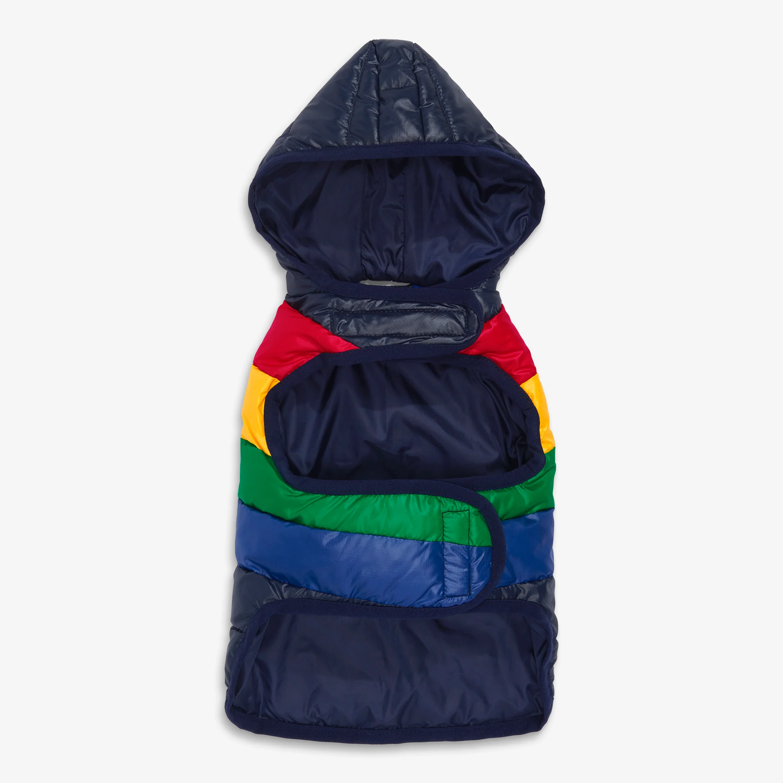 Clearance pet puffer jacket in stripe - Image 2