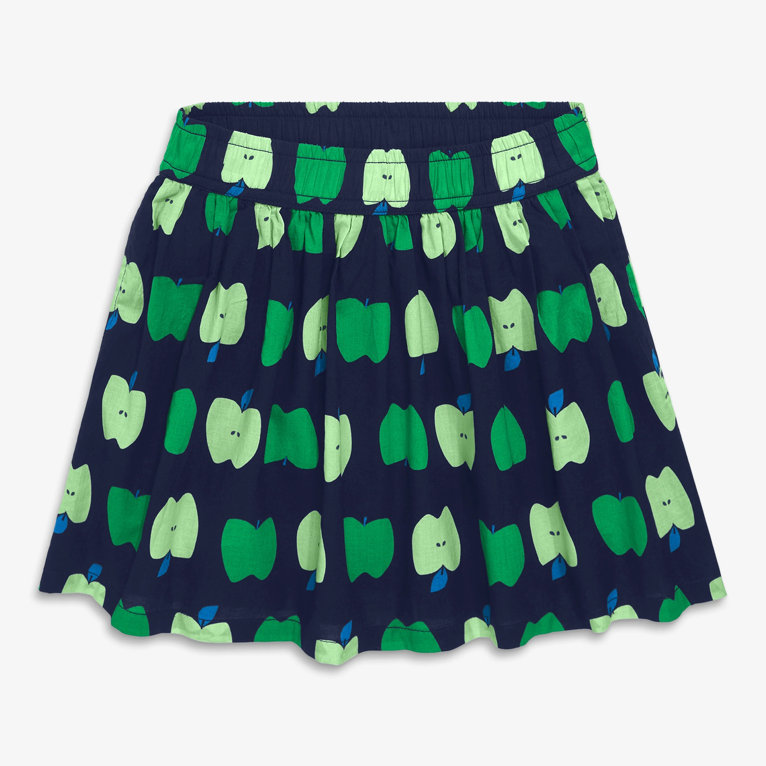 Clearance kids pull-on pocket skirt in apple orchard - Image 2
