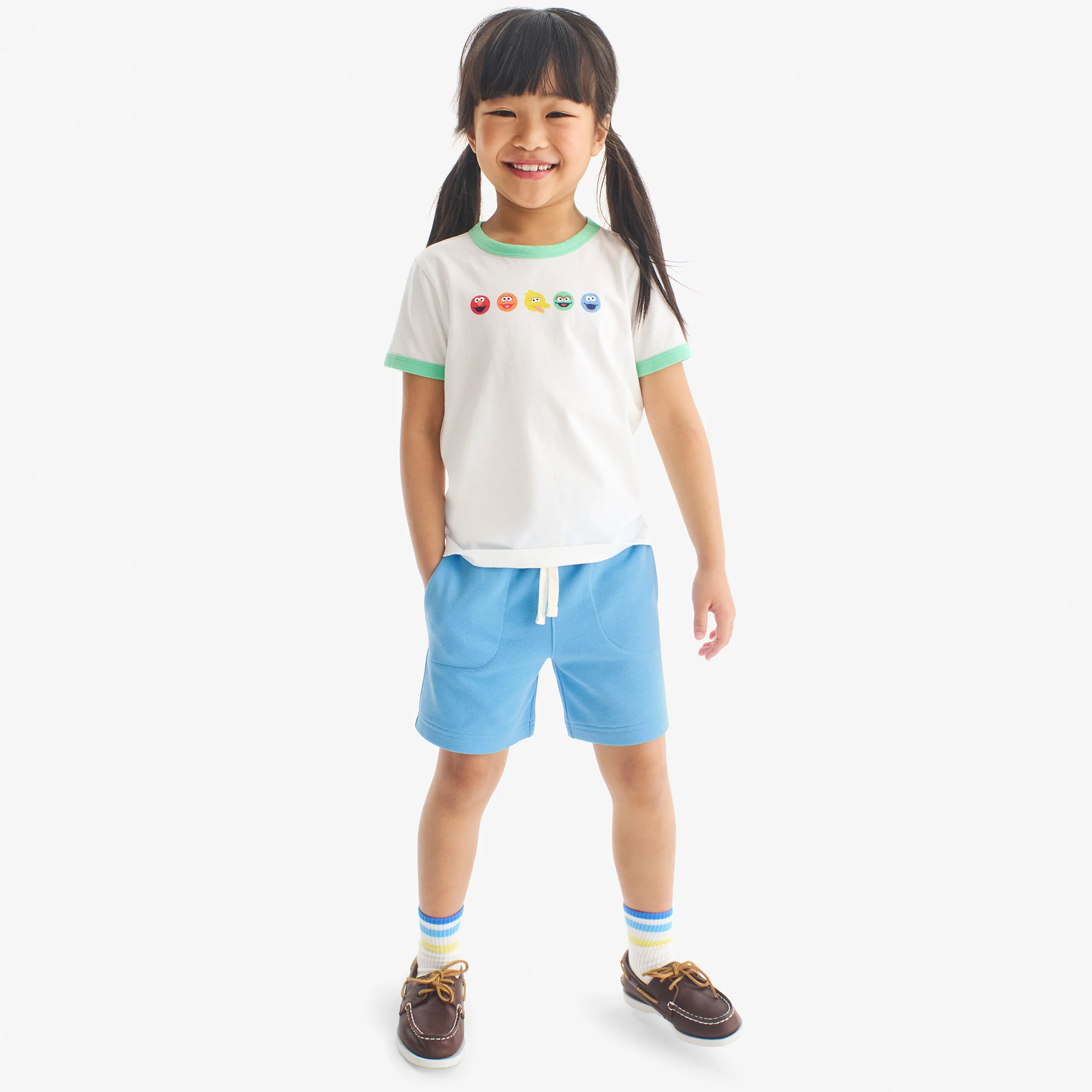 Kids Sesame Street friends ringer tee - Image 3