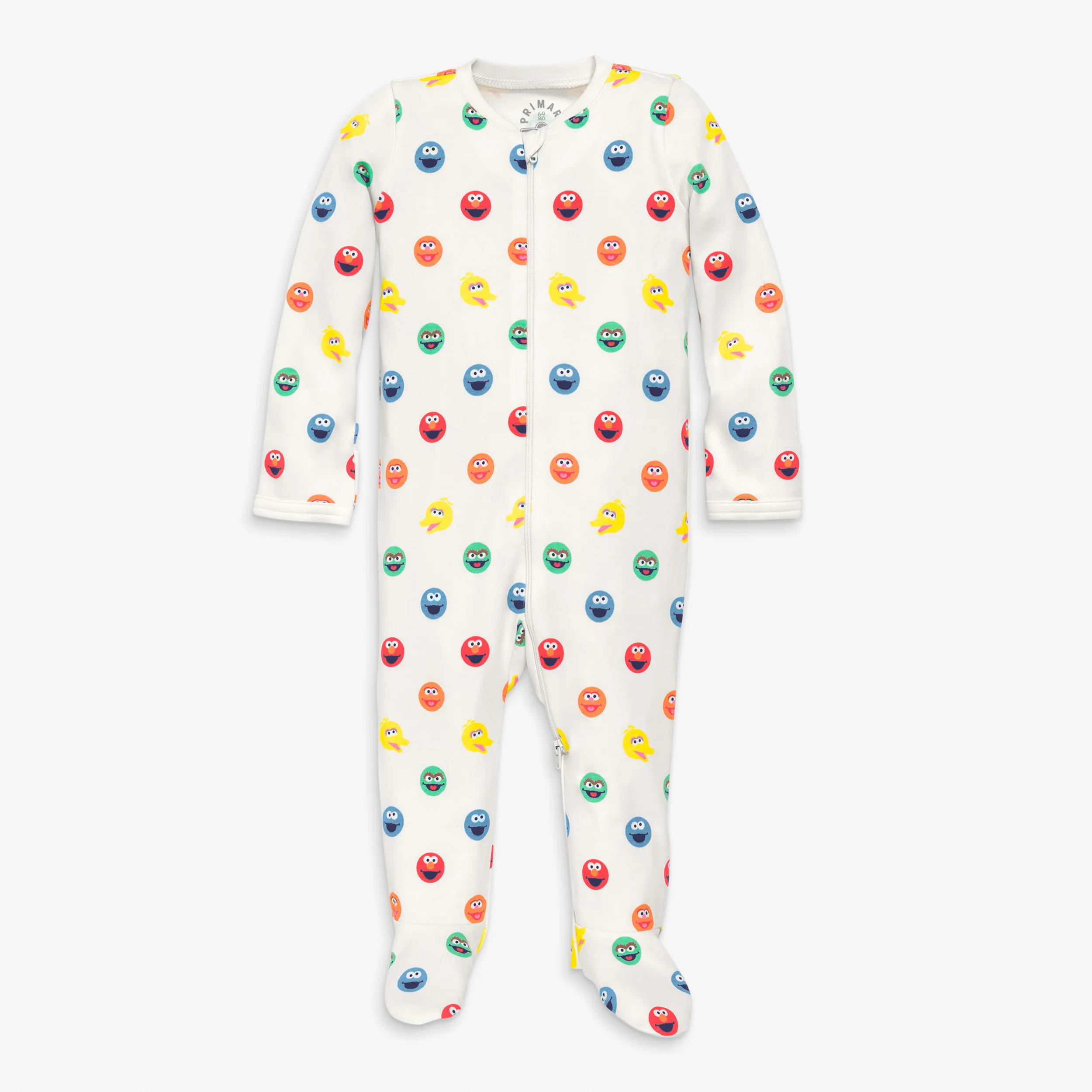Baby organic Sesame Street friends zip footie - Image 2