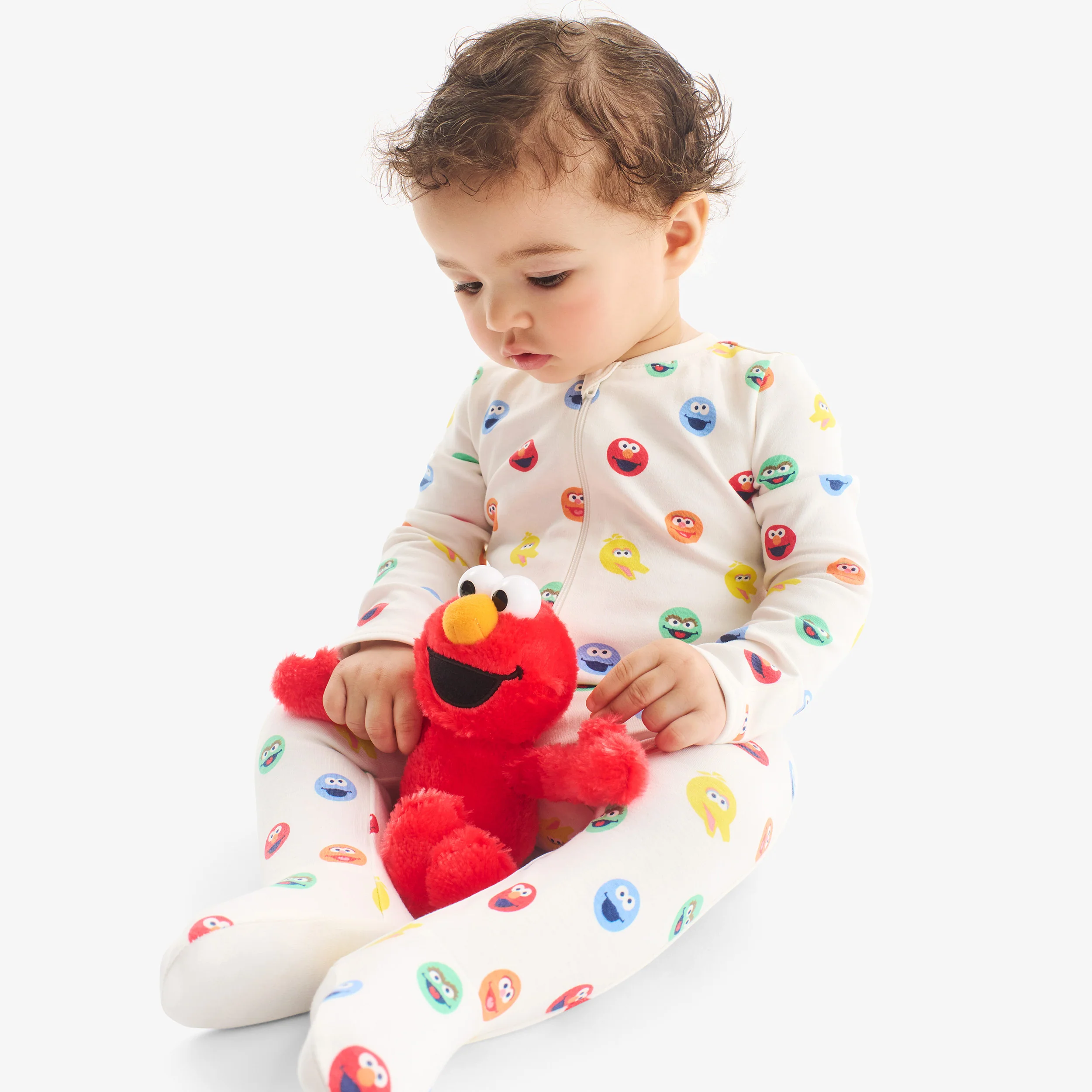 Baby organic Sesame Street friends zip footie - Image 4