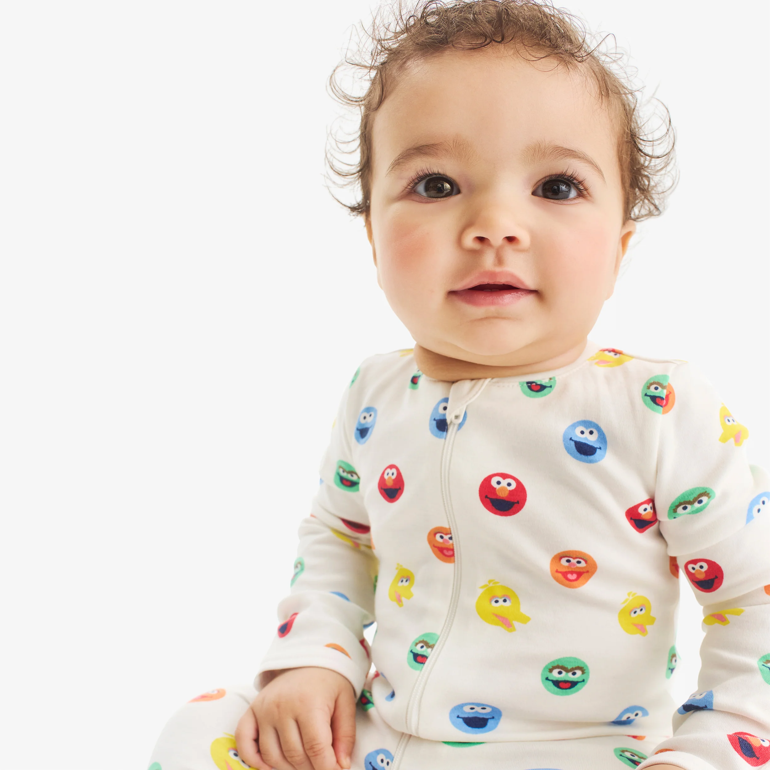 Baby organic Sesame Street friends zip footie - Image 5