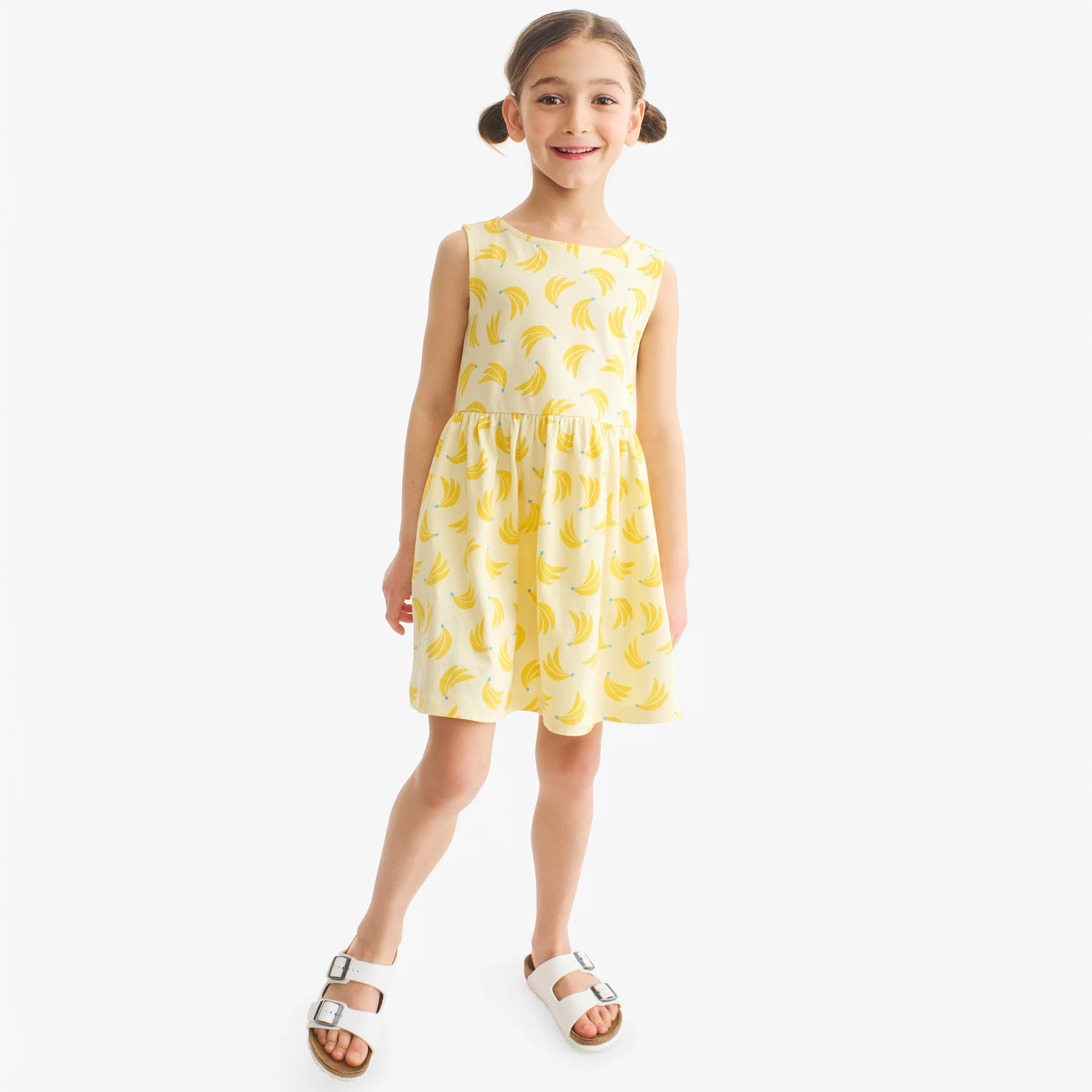 Kids recess dress in blooms 