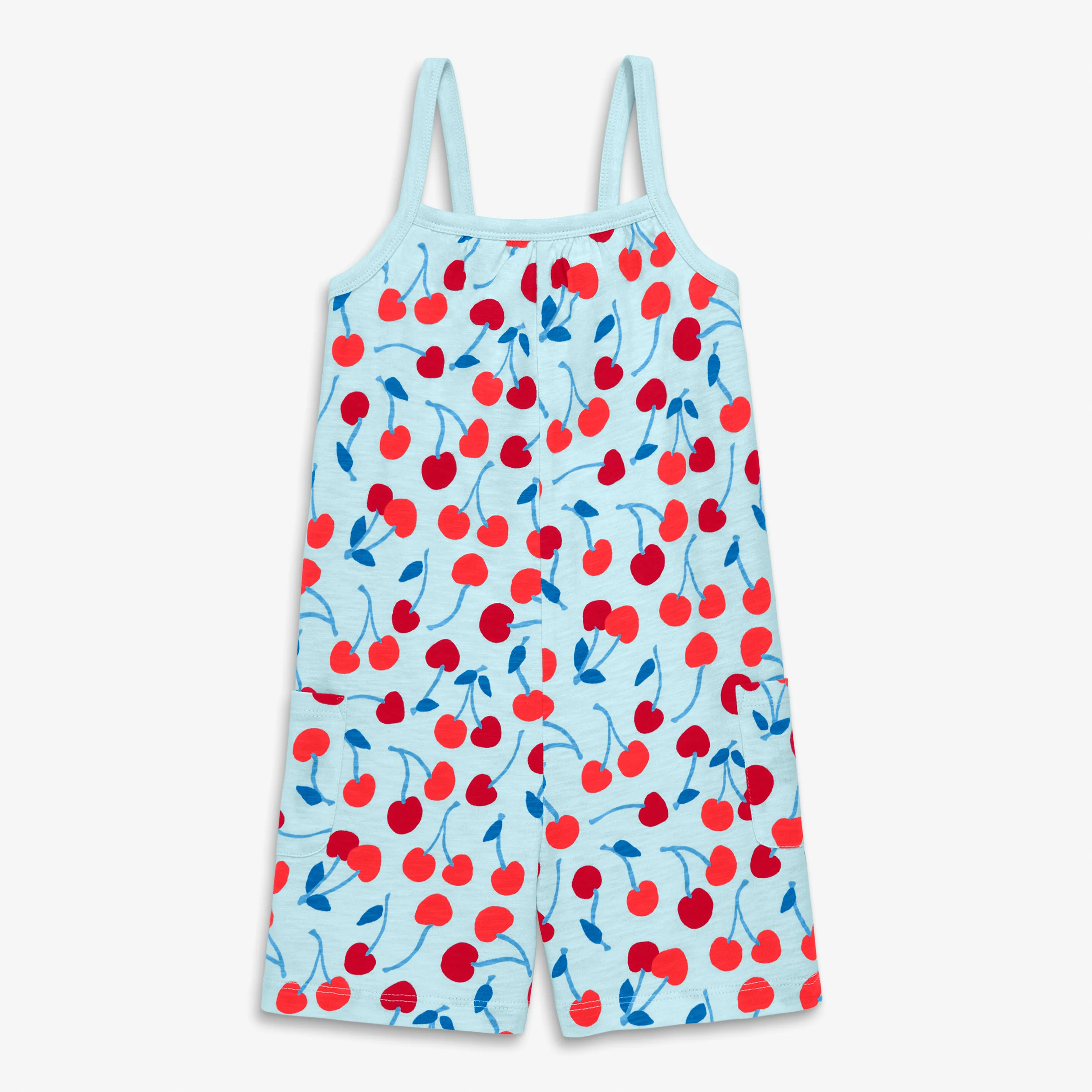 Clearance kids tank romper in cherries - Image 2