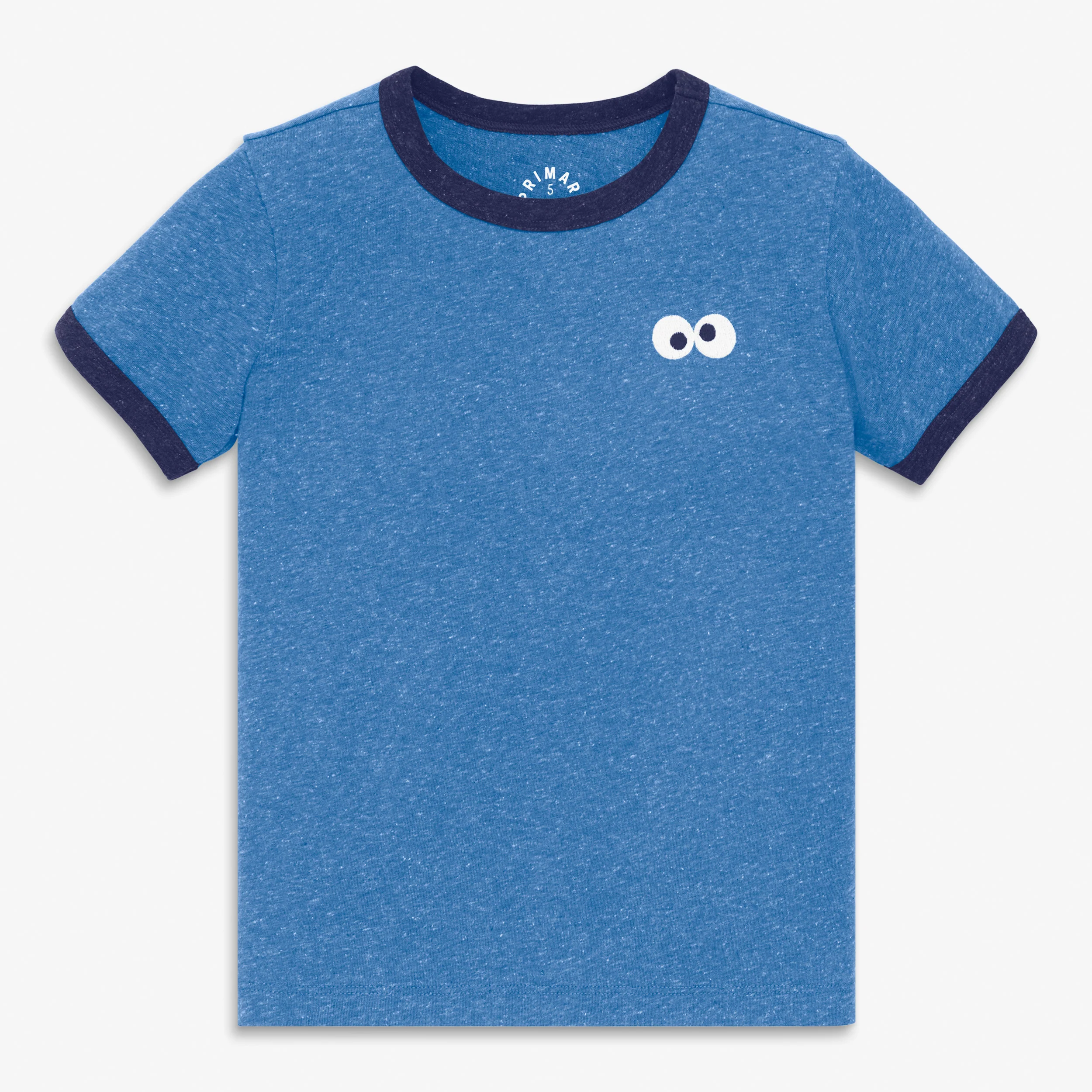 Kids Sesame Street embroidered ringer tee - Image 2