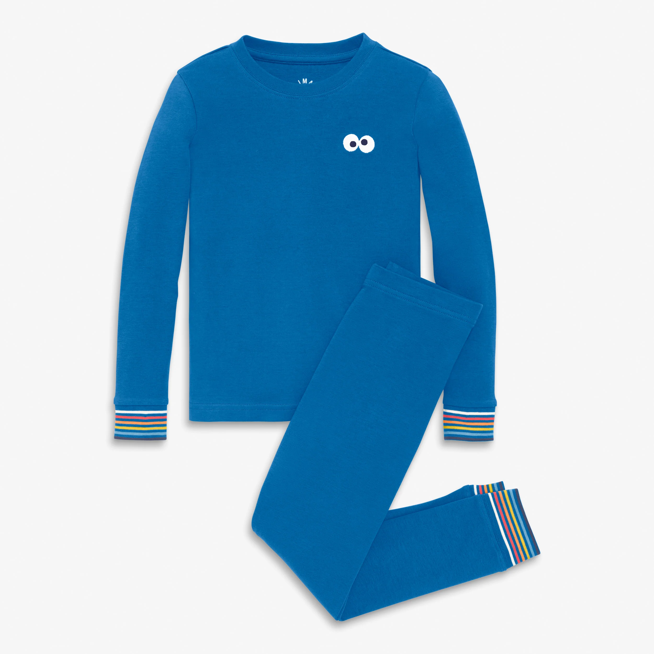 Kids organic Sesame Street embroidered PJ set - Image 2