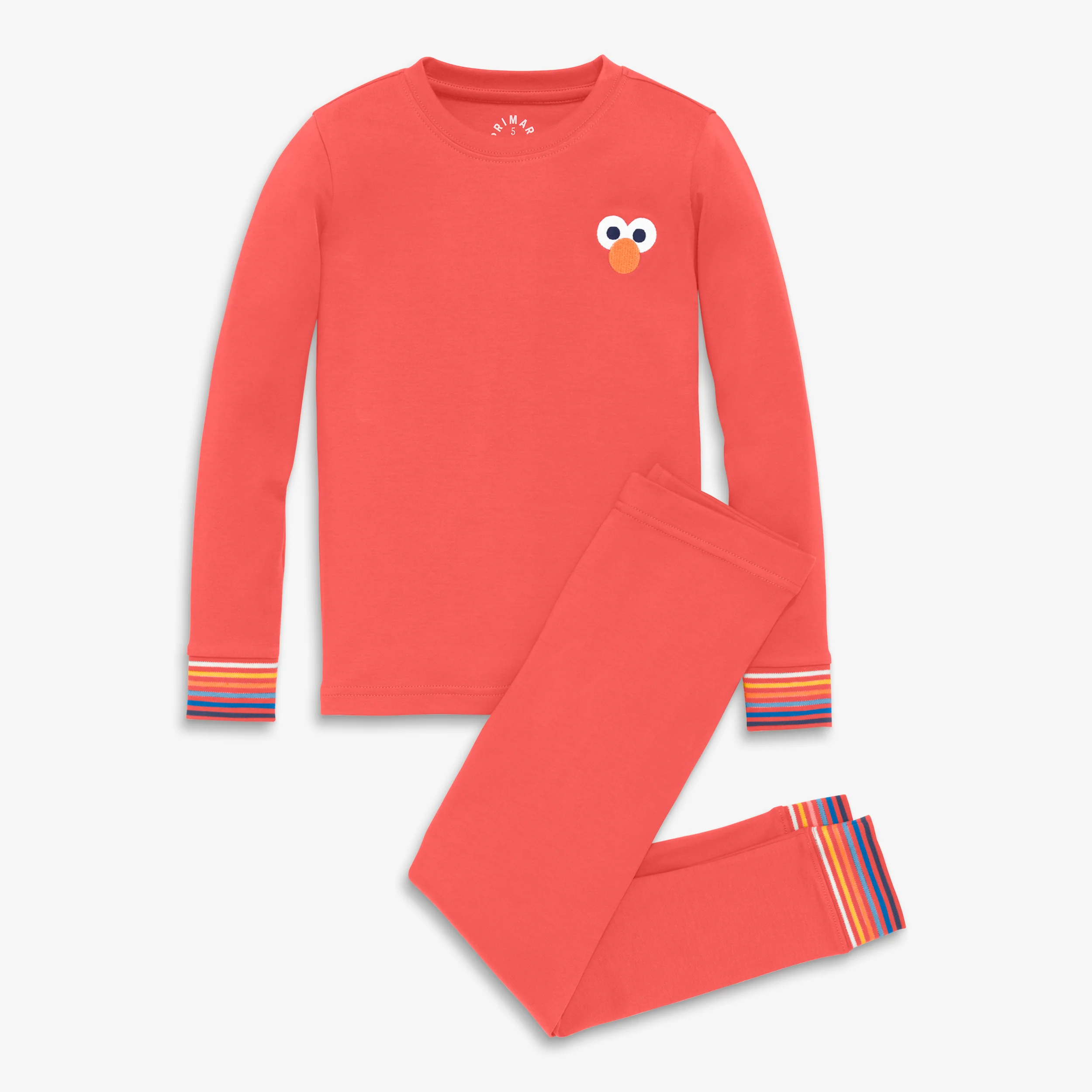 Kids organic Sesame Street embroidered PJ set - Image 3