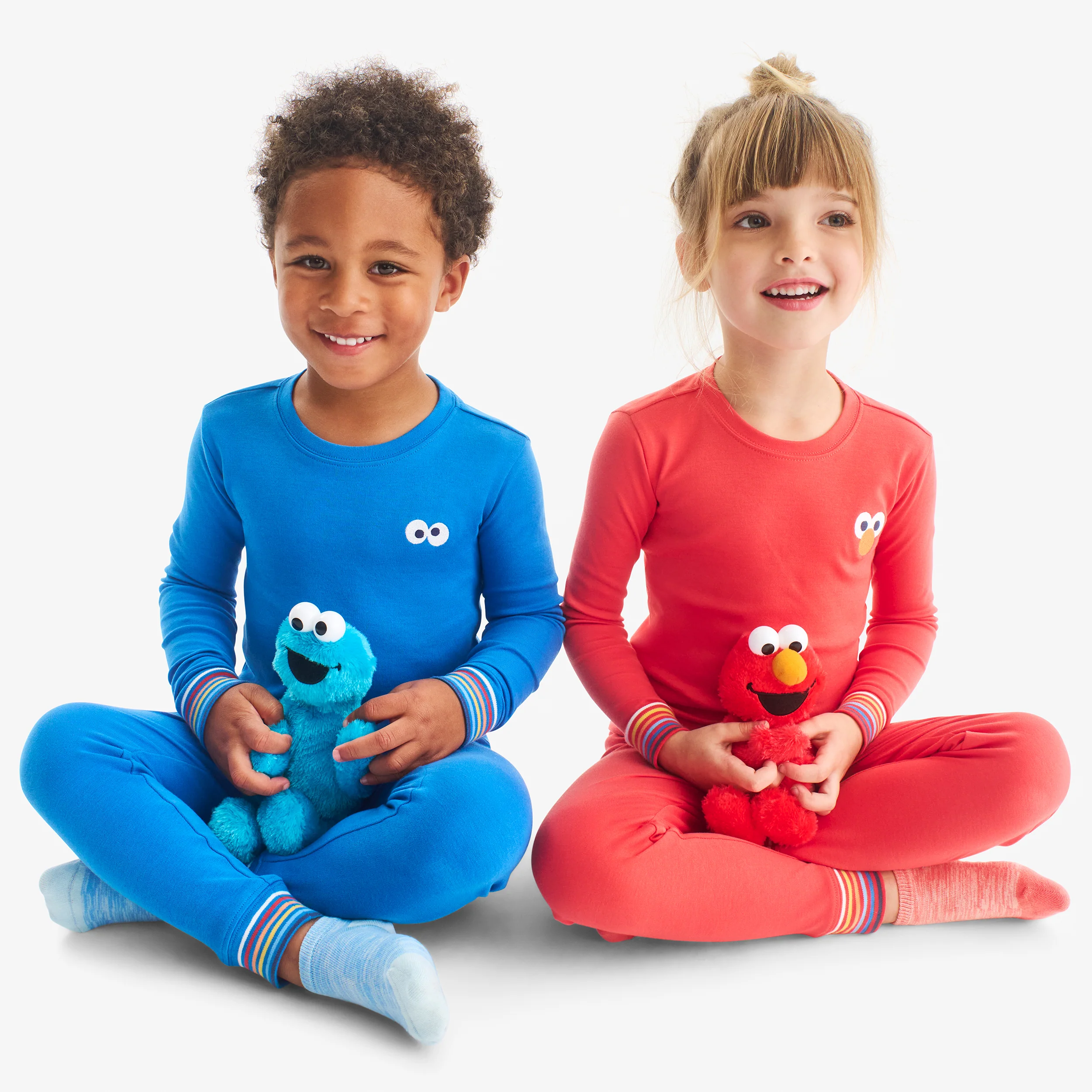 Kids organic Sesame Street embroidered PJ set - Image 6