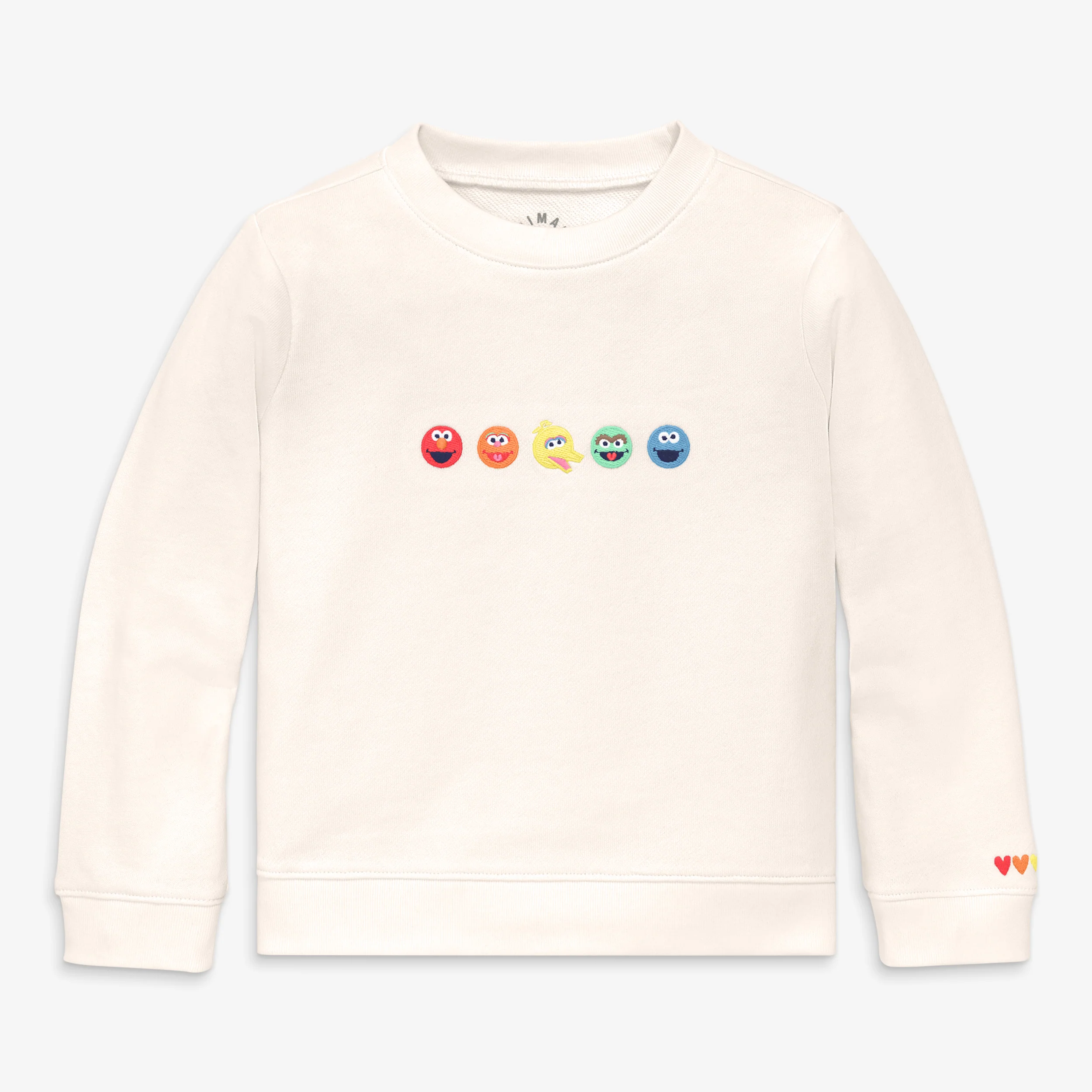 Kids Sesame Street friends embroidered sweatshirt - Image 2