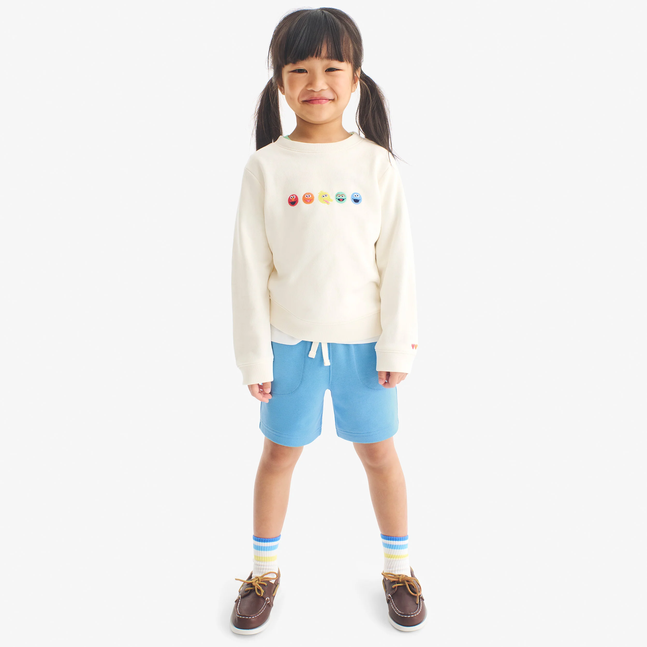 Kids Sesame Street friends embroidered sweatshirt - Image 4