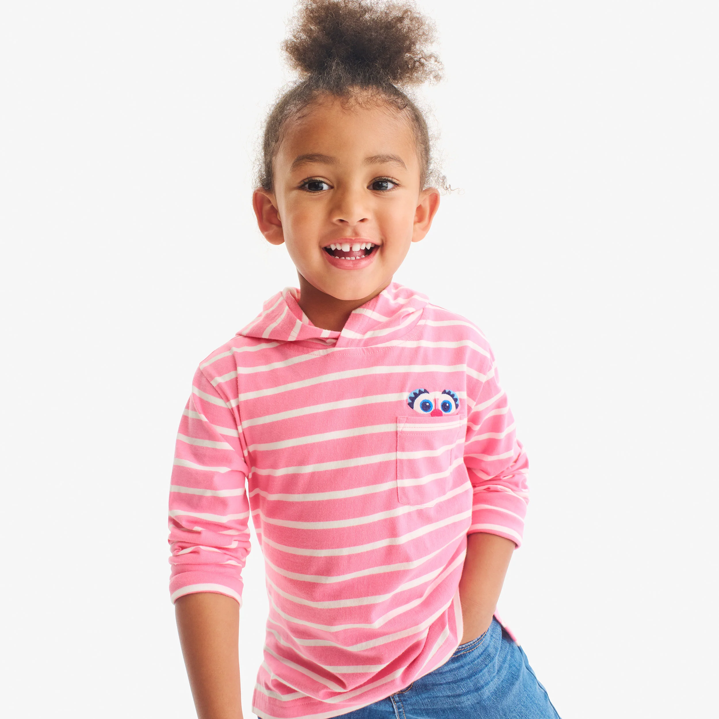 Kids Sesame Street embroidered t-shirt hoodie