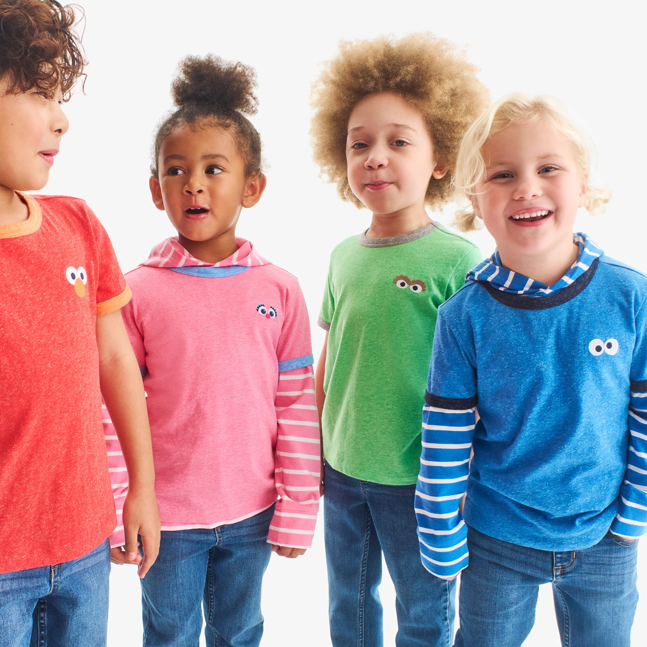 Kids Sesame Street embroidered t-shirt hoodie - Image 6