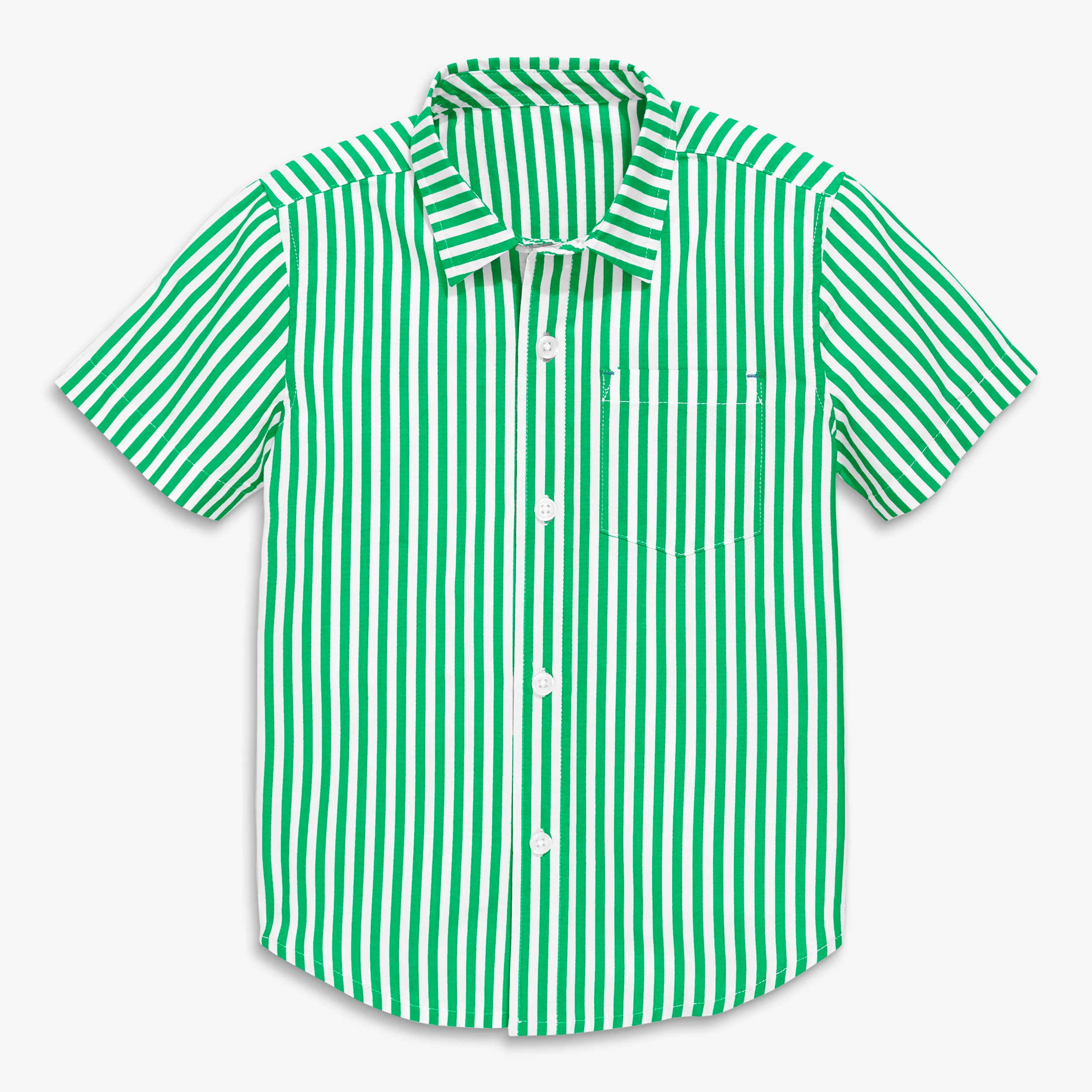 Clearance kids short sleeve button down in stripe - Image 5