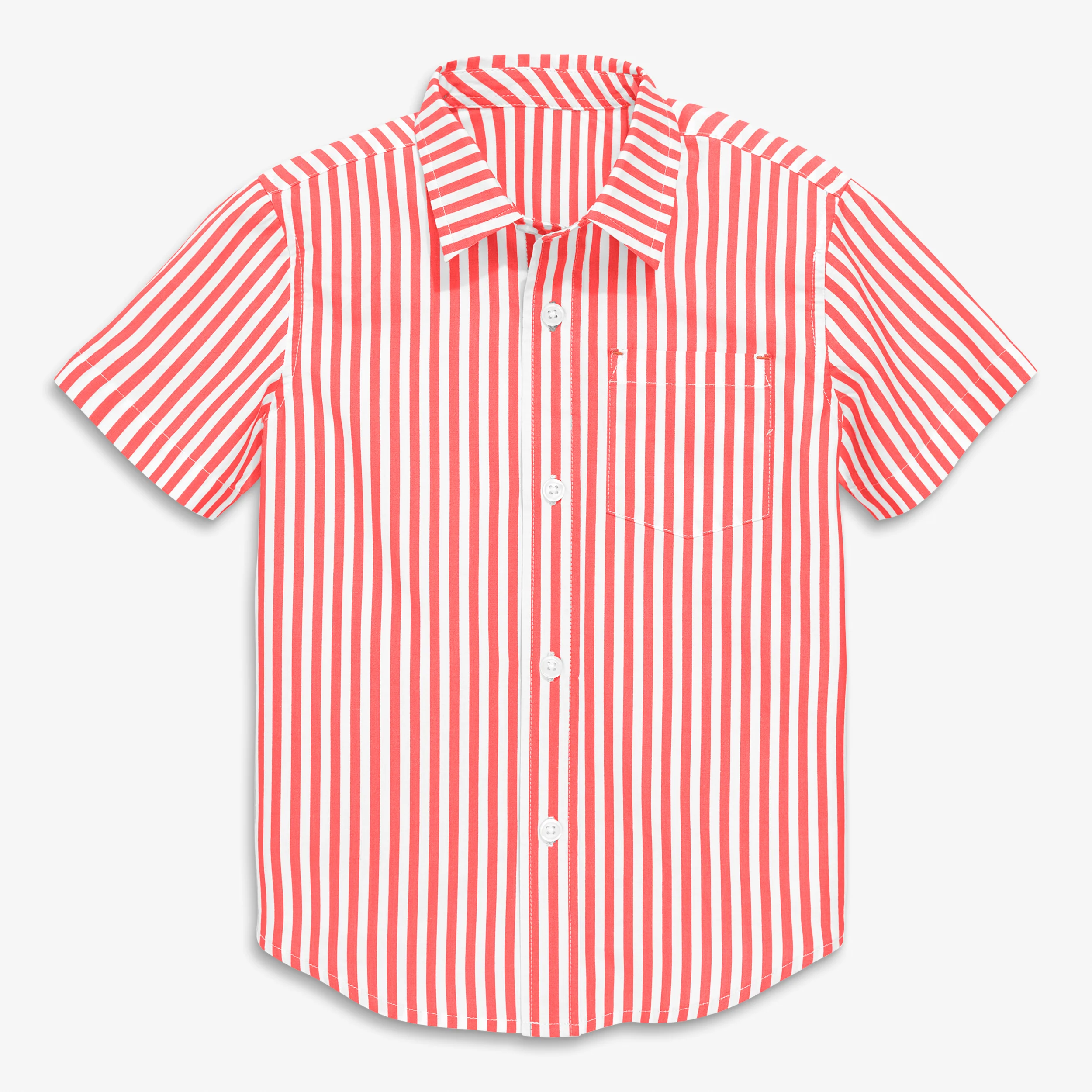 Clearance kids short sleeve button down in stripe - Image 6