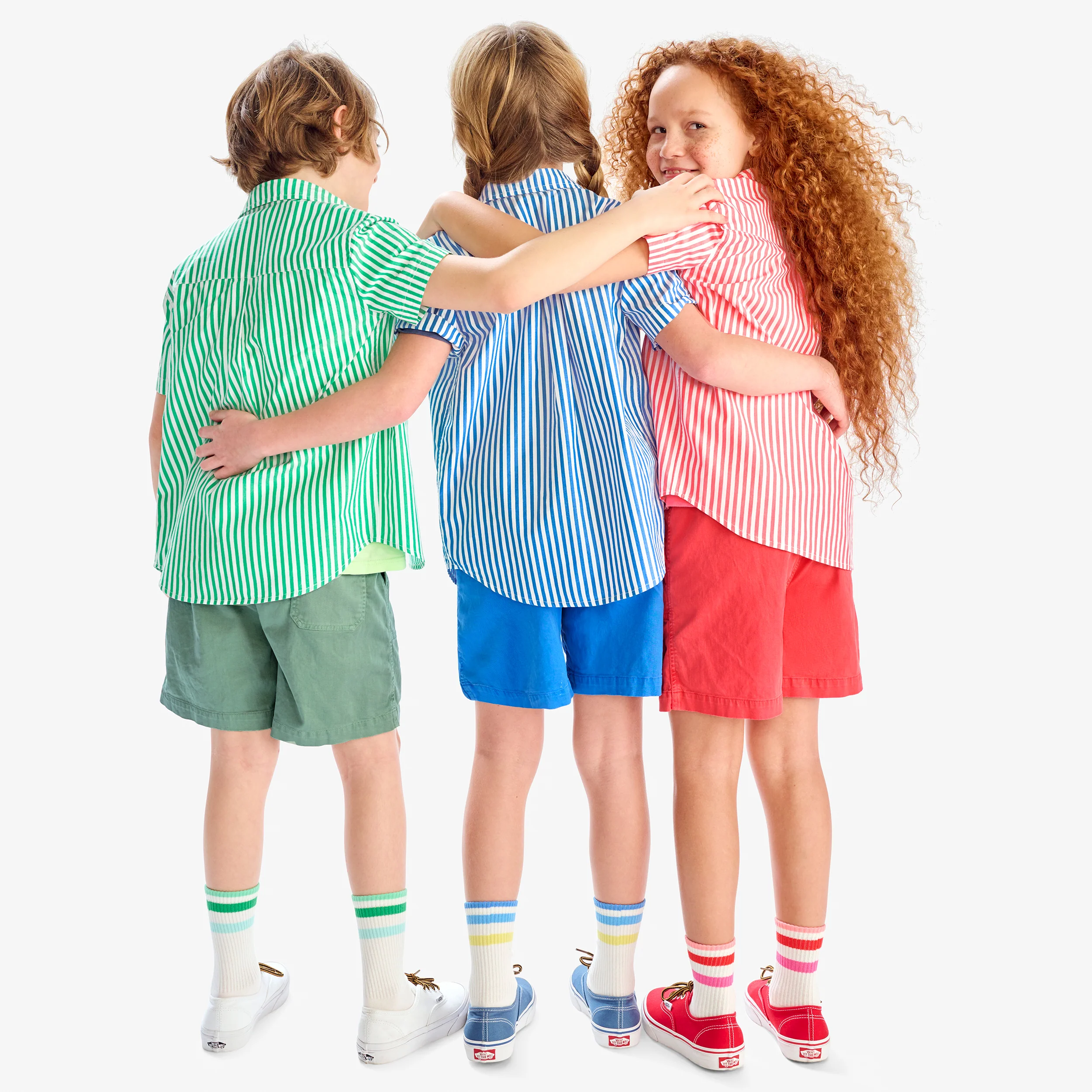 Clearance kids short sleeve button down in stripe - Image 7