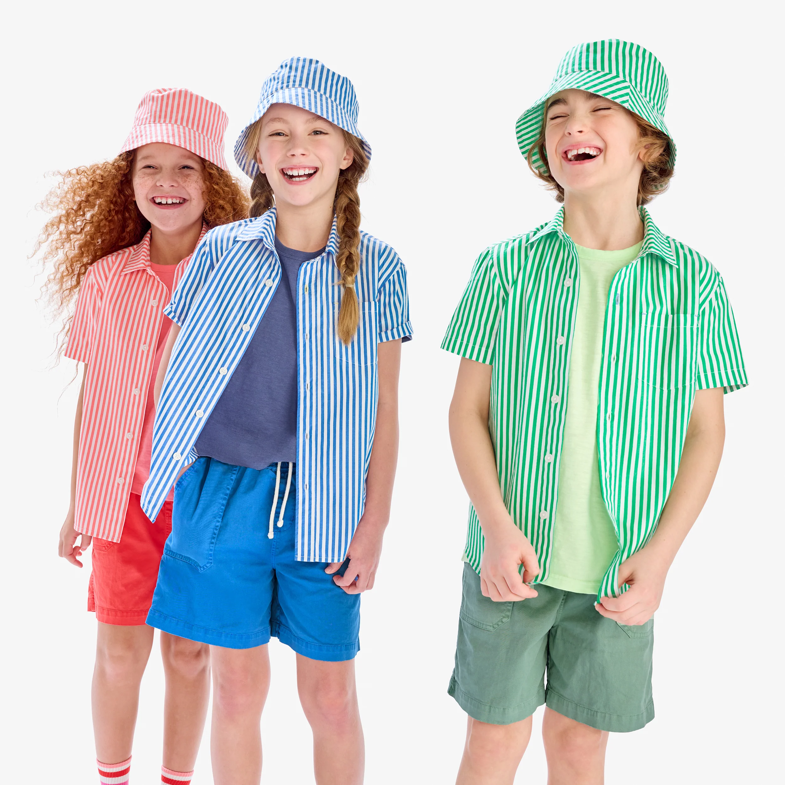 Clearance kids short sleeve button down in stripe - Image 8