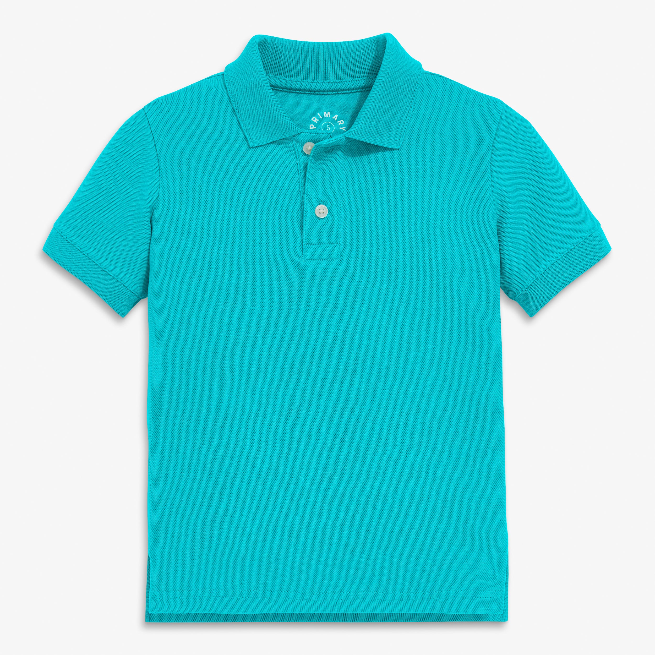Kids short sleeve pique polo - Image 3