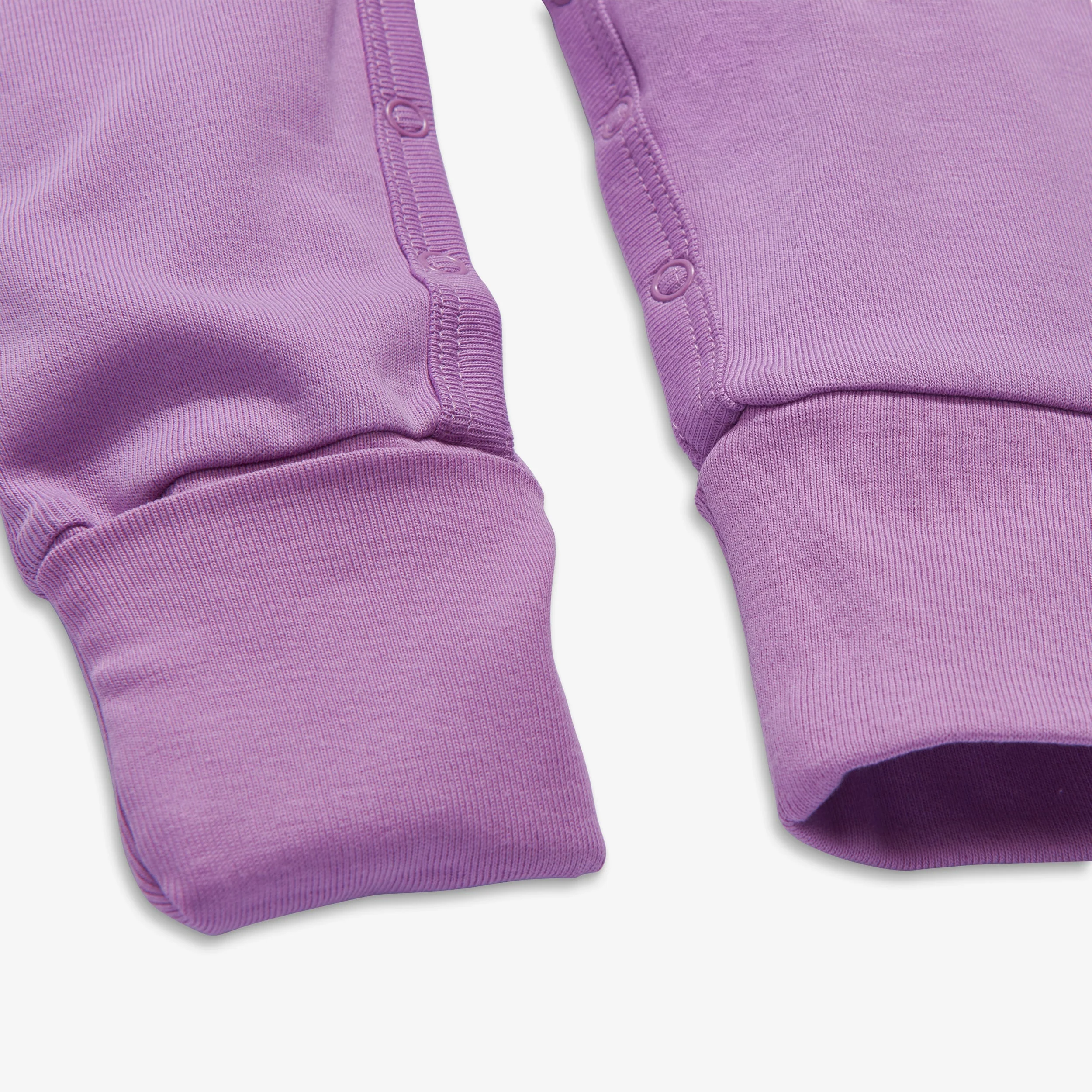 Clearance baby organic snap romper with convertible foot (nb) - Image 9
