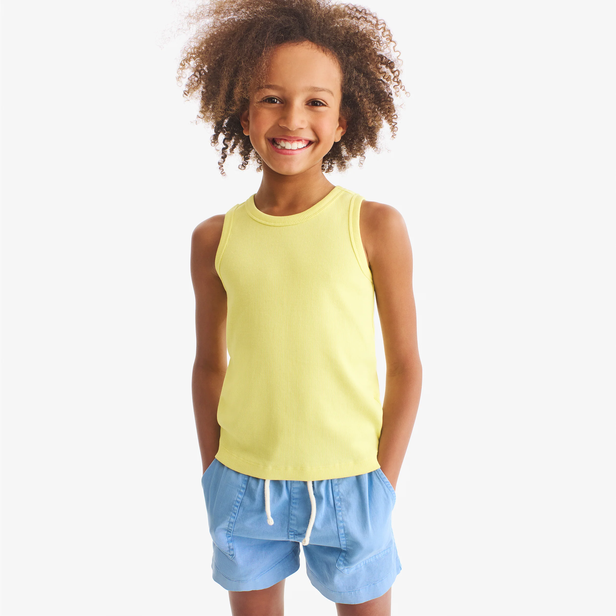 Kids garment dyed stretch chino midi short - Image 10