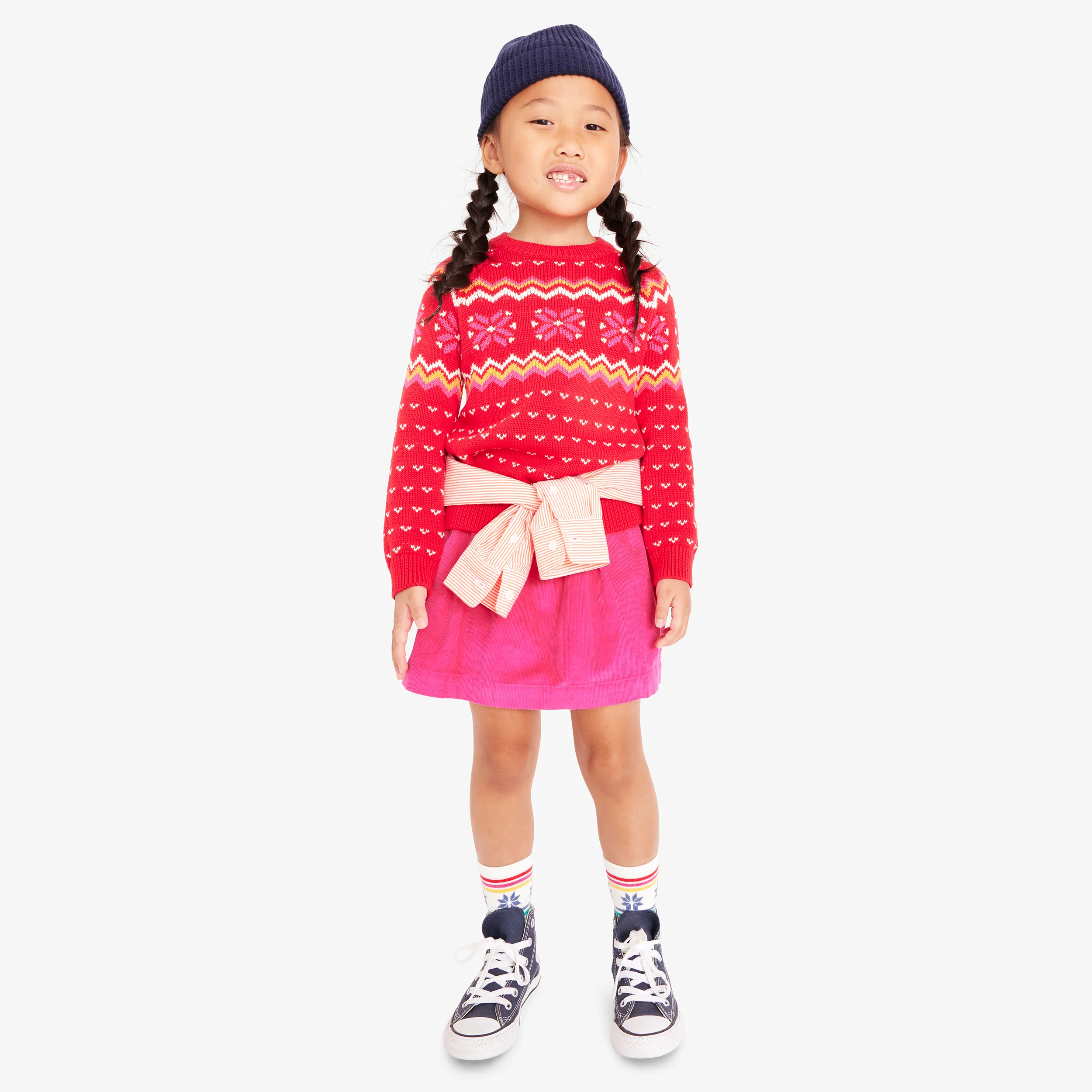 Clearance kids stretch corduroy pull-on pocket skirt - Image 3