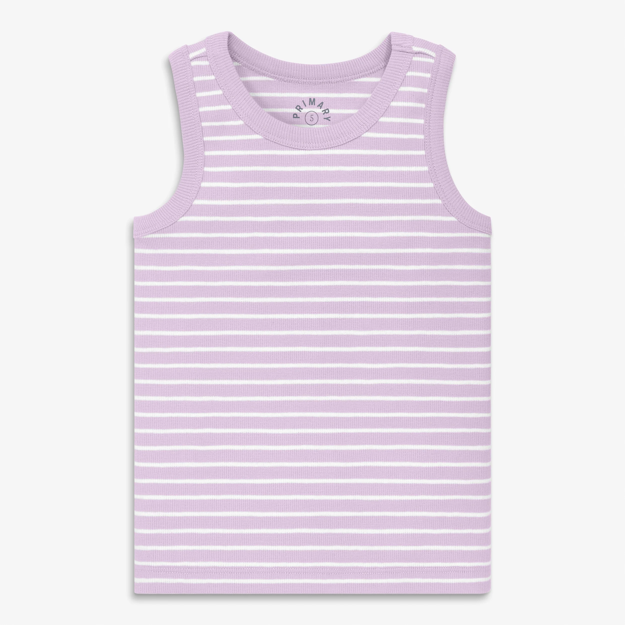 Kids rib tank in stripe - Image 4