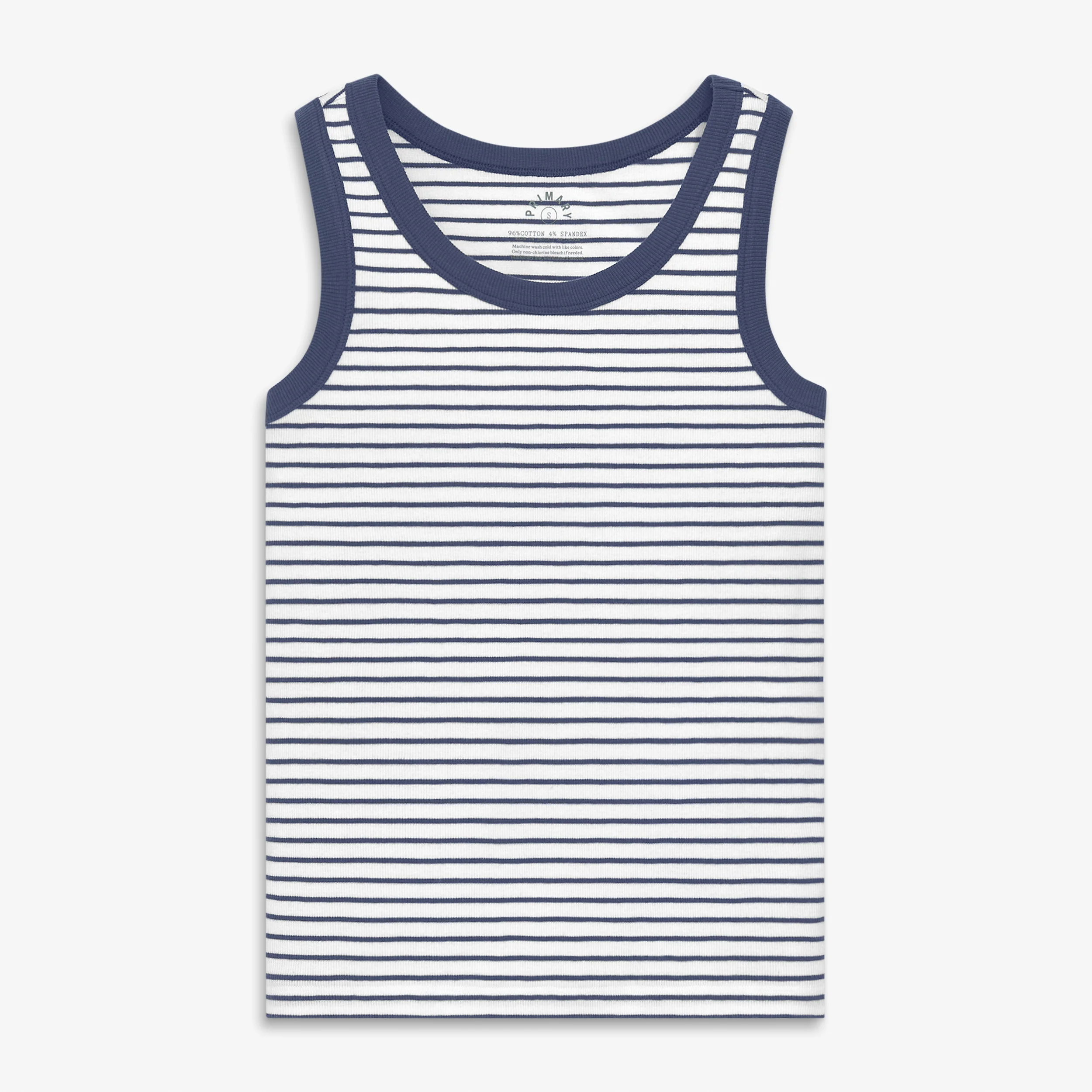 Adult rib tank in stripe (women’s fit)