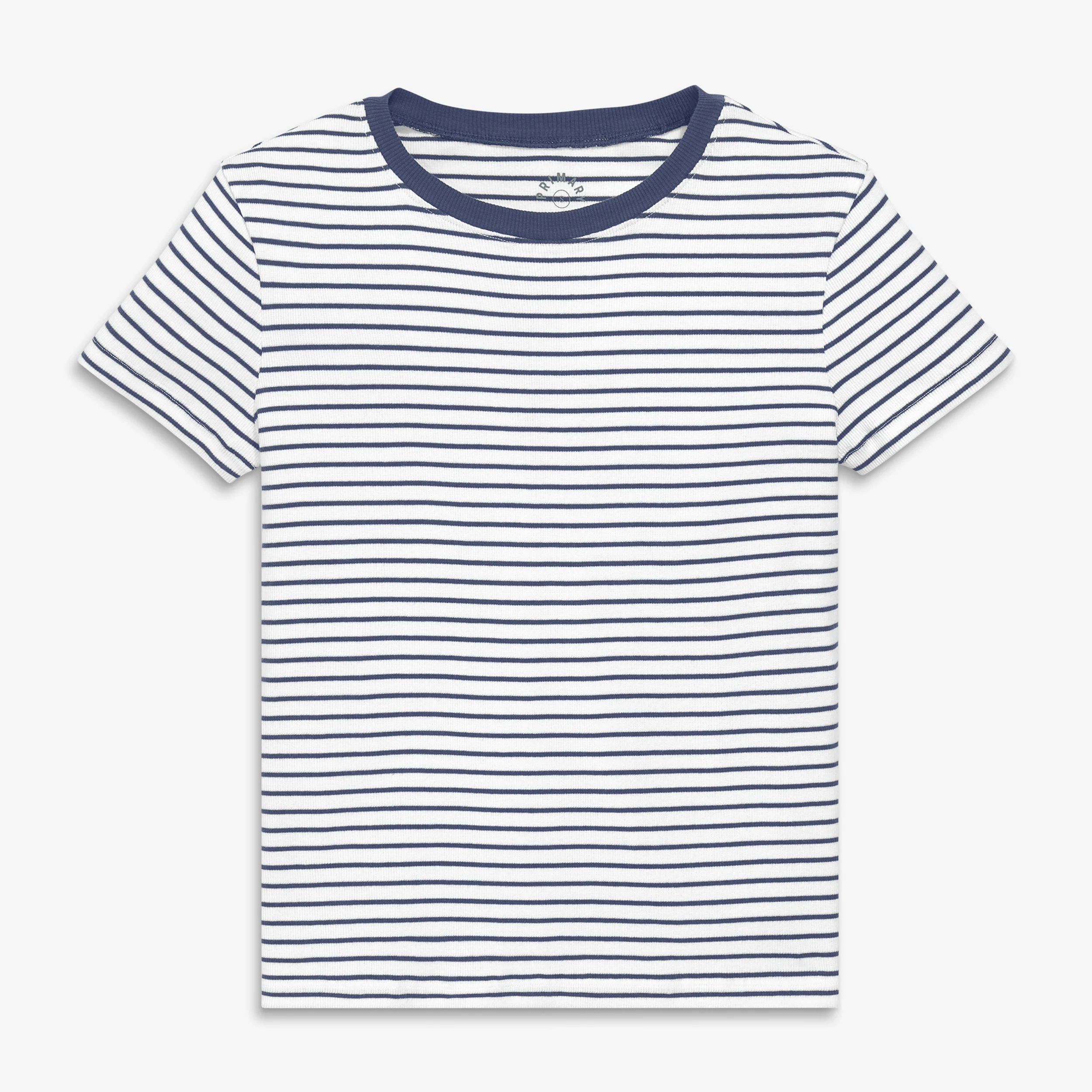 Adult rib tee in stripe (women’s fit) - Image 2
