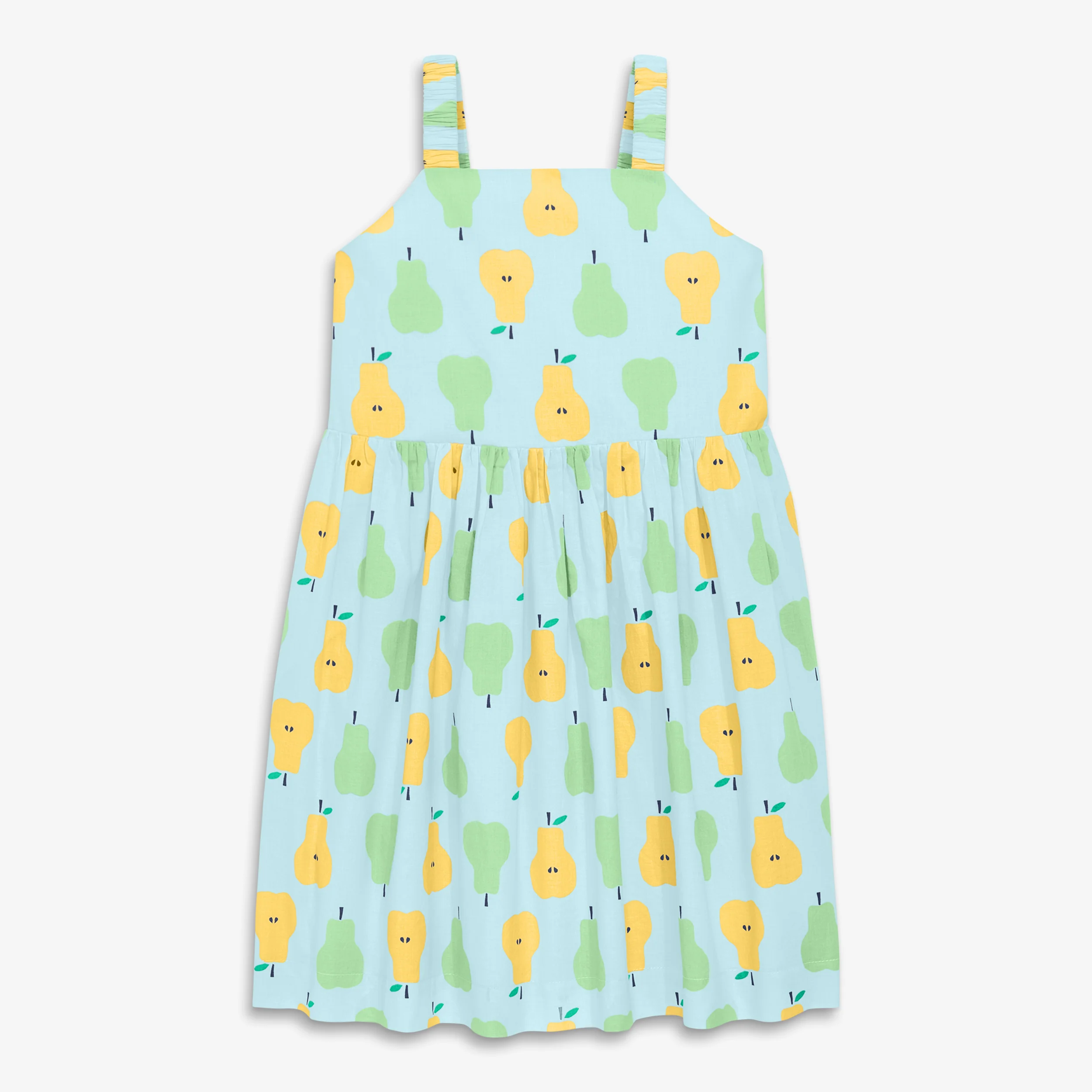 Clearance kids woven tank sundress in cutout pears - Image 2