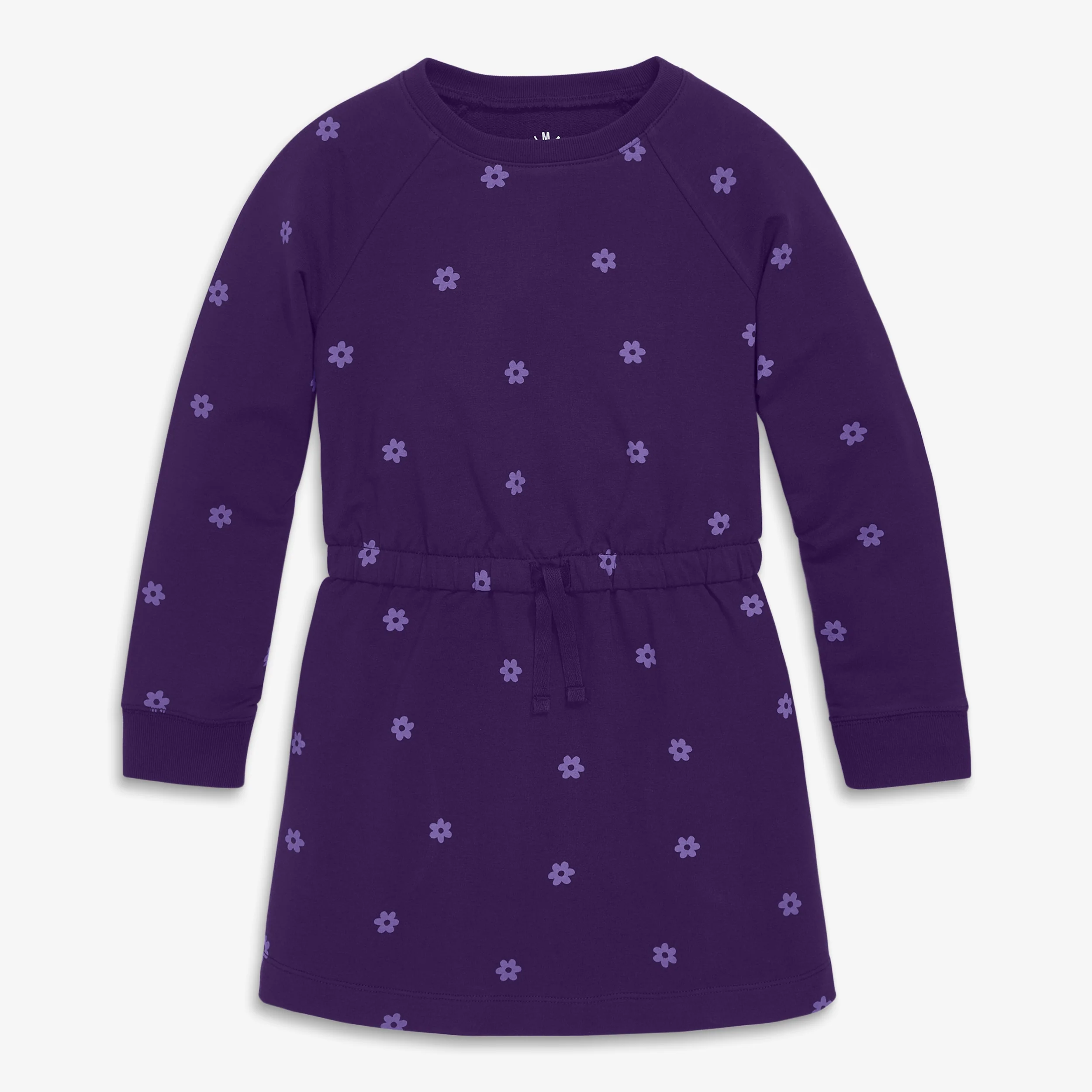 Clearance kids sweatshirt dress in bold blooms - Image 2