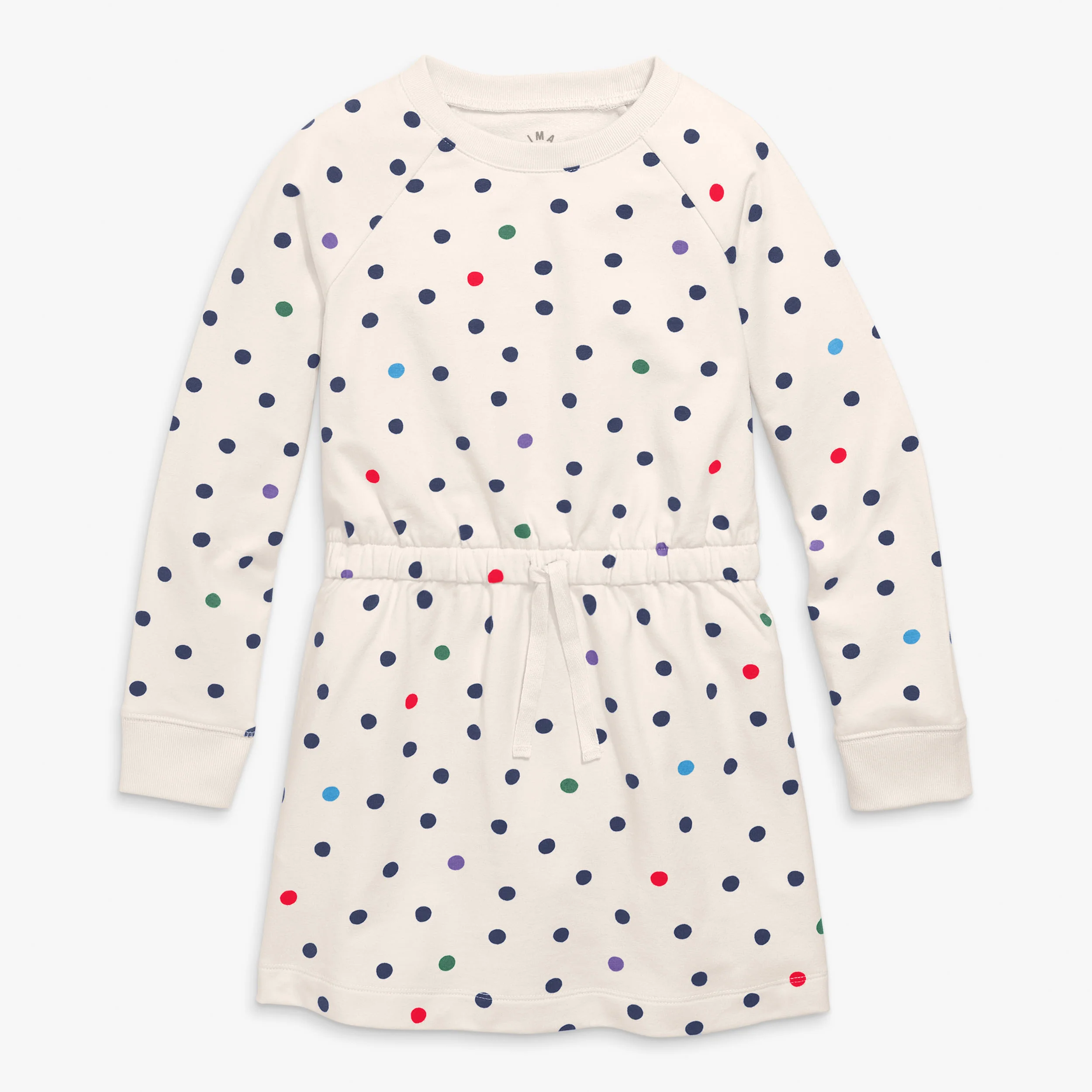 Clearance kids sweatshirt dress in confetti dots - Image 2
