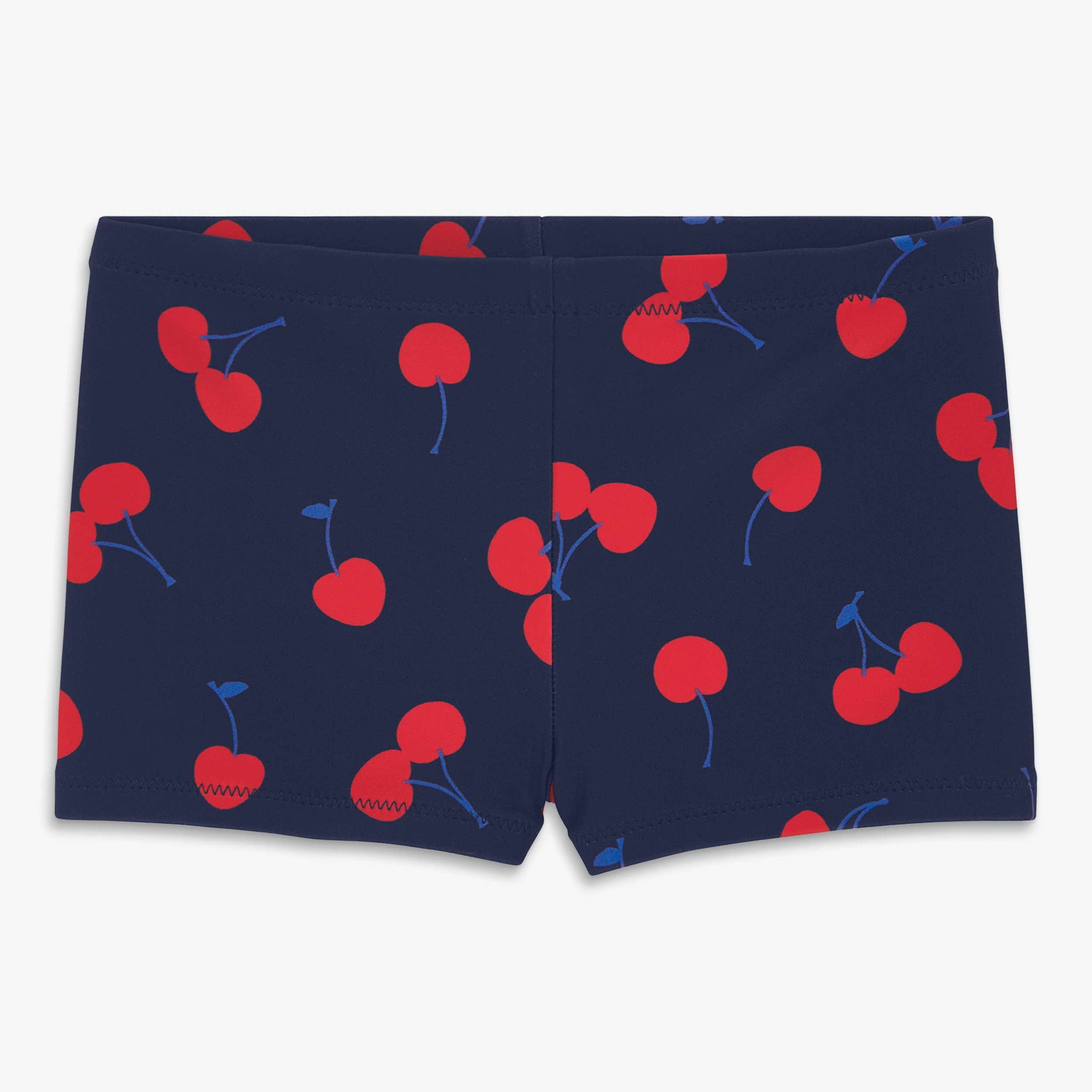 Kids swim shortie in cherries