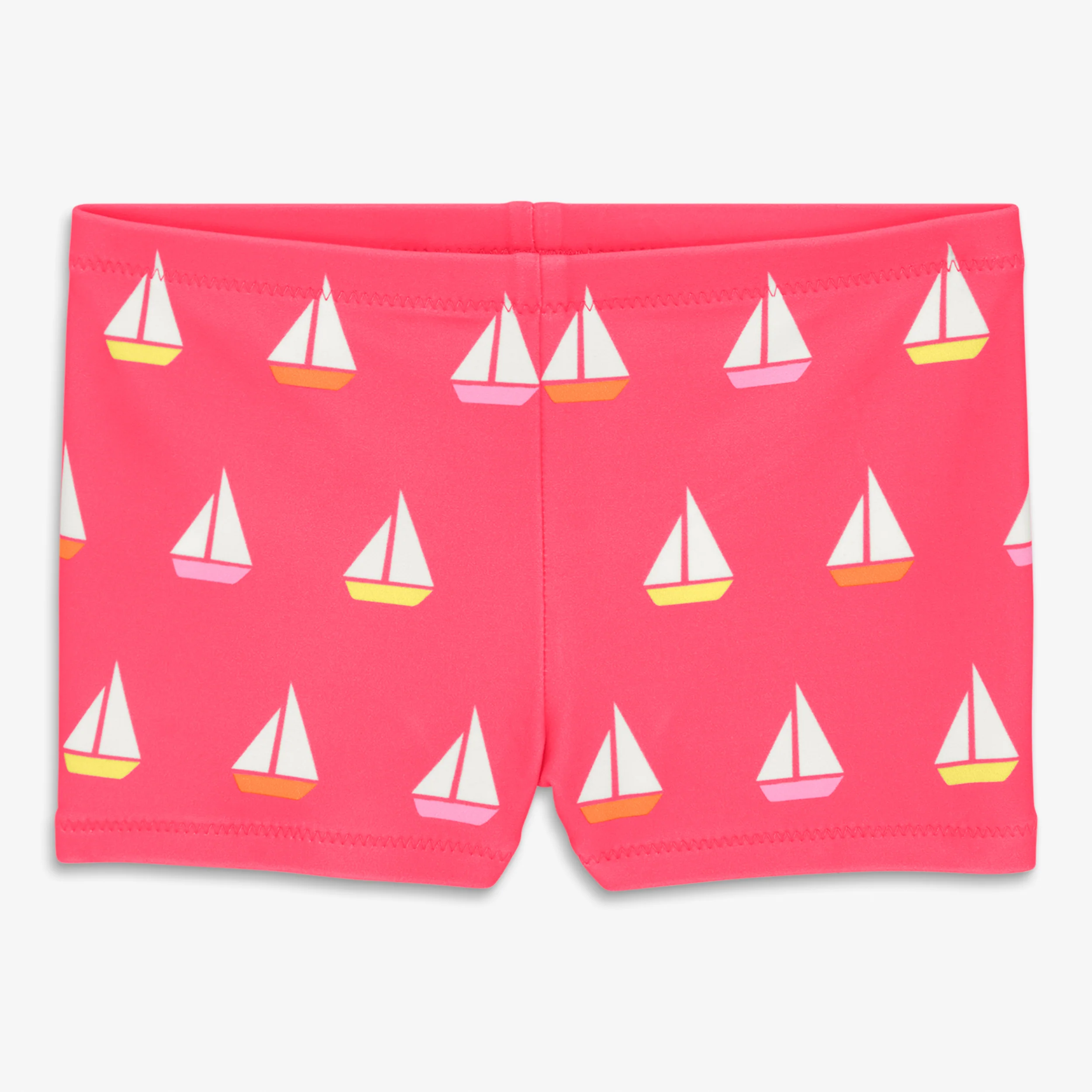 Kids swim shortie in sailboats