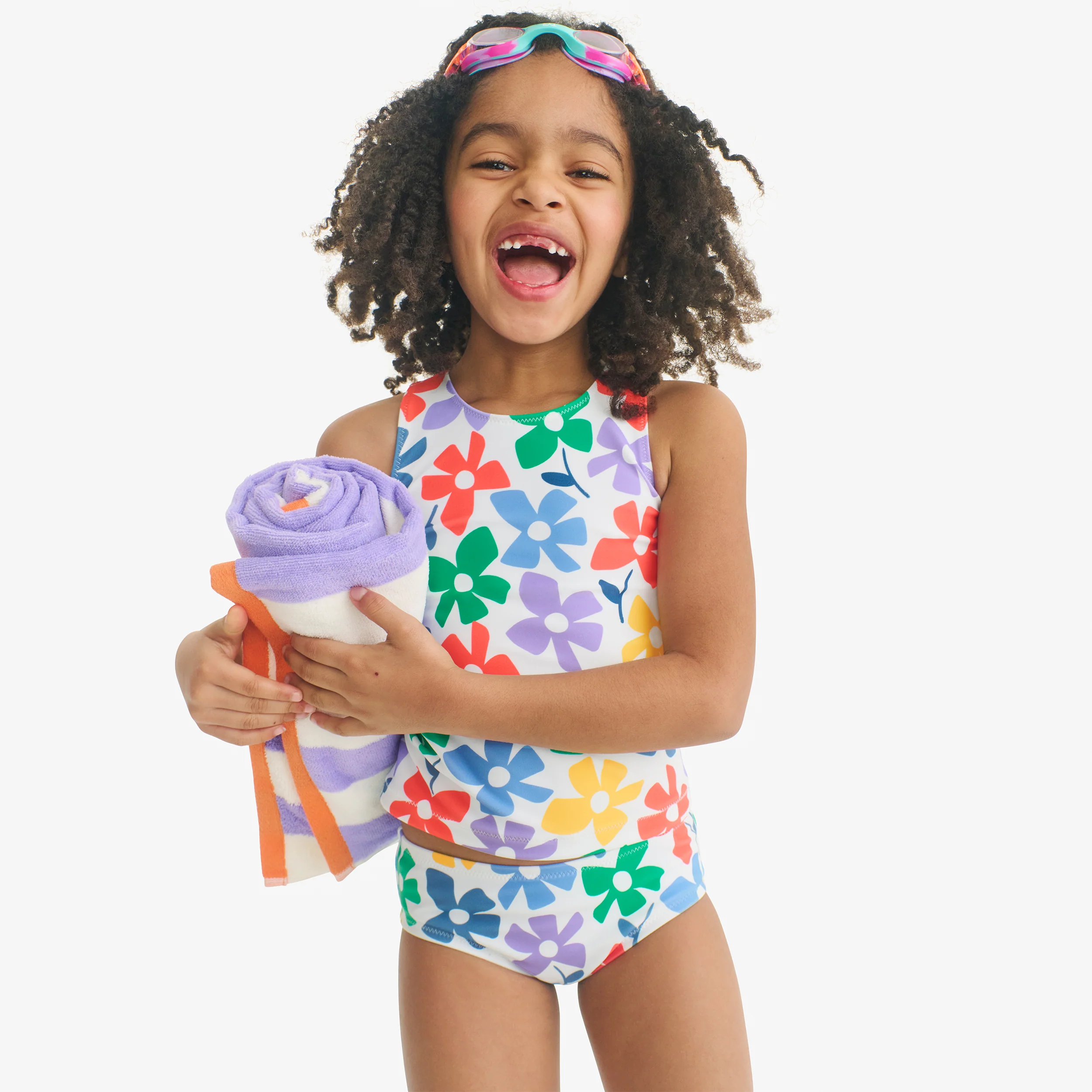 Kids swim tank in rainbow blooms - Image 3