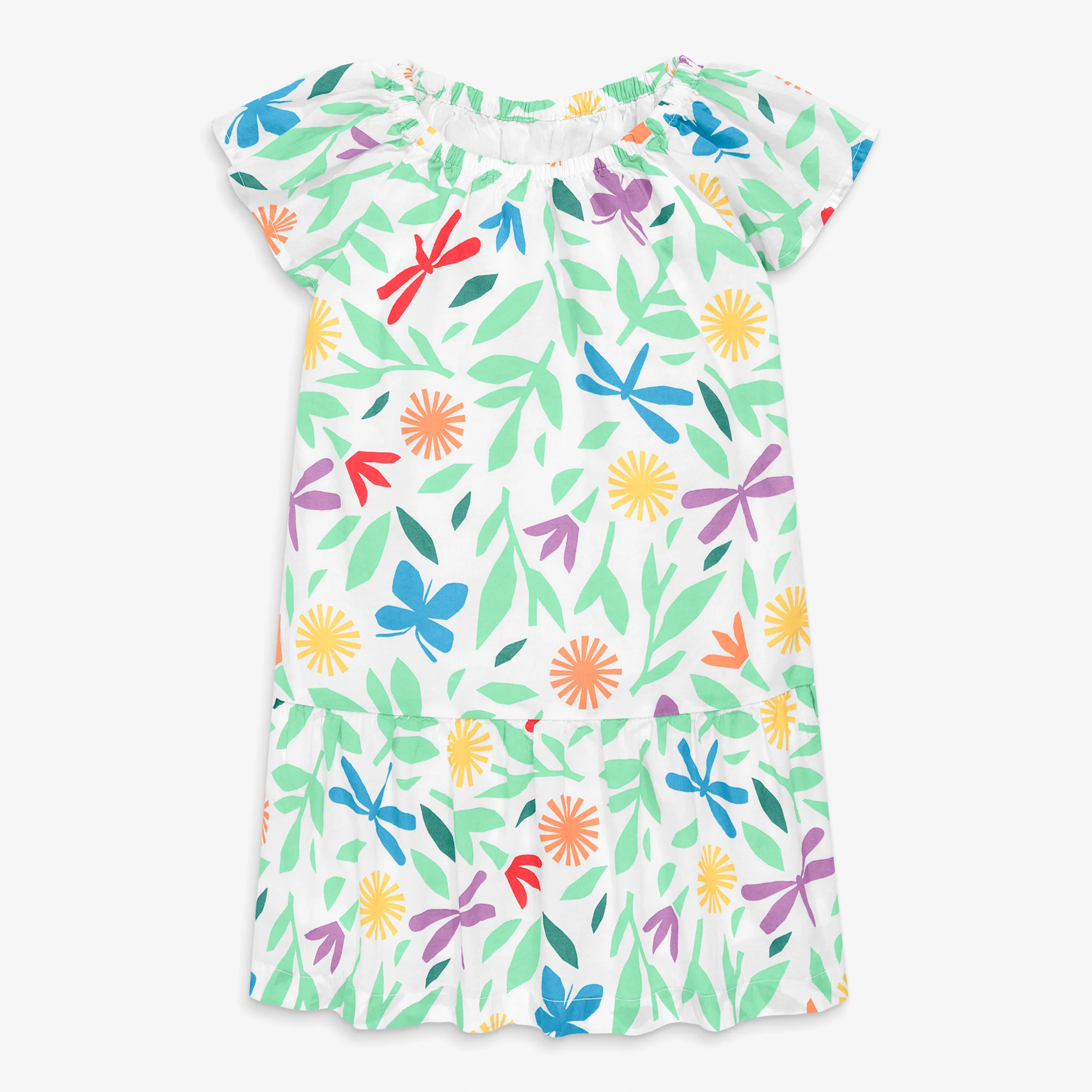 Clearance kids swing dress in bright backyard - Image 2
