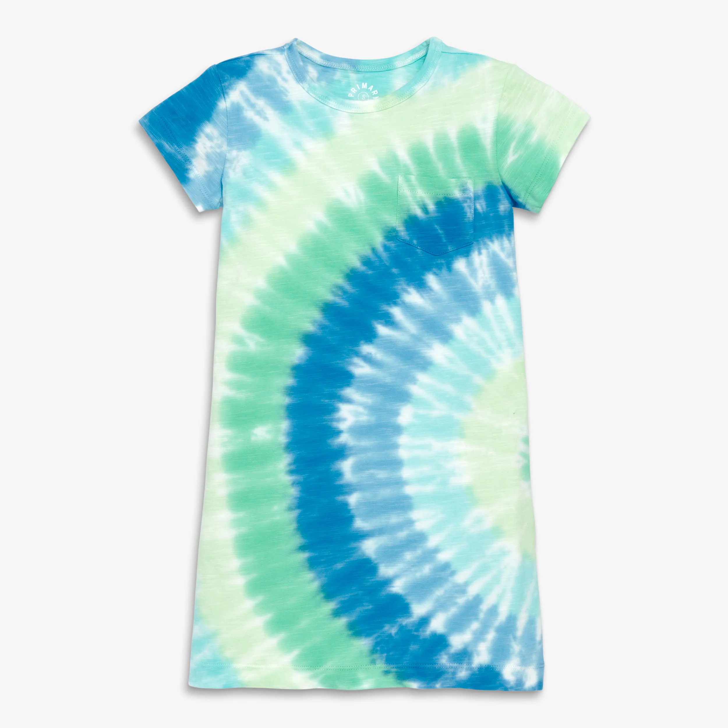 Clearance kids t-shirt dress in tie-dye - Image 2