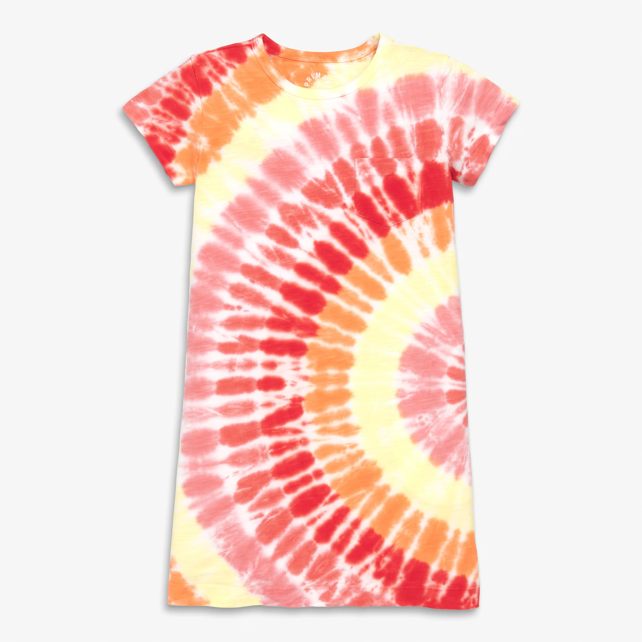 Clearance kids t-shirt dress in tie-dye - Image 3