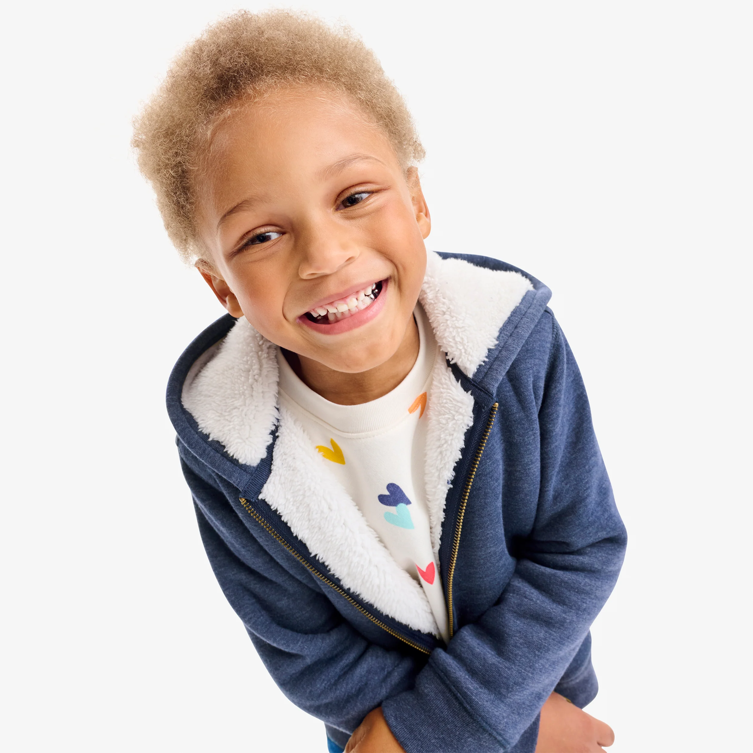 Kids teddy fleece-lined zip hoodie - Image 10